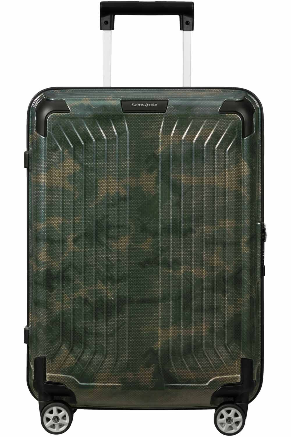 Samsonite Lite-Box Cabin Trolley mit 4 Rollen 55cm Camo/Green