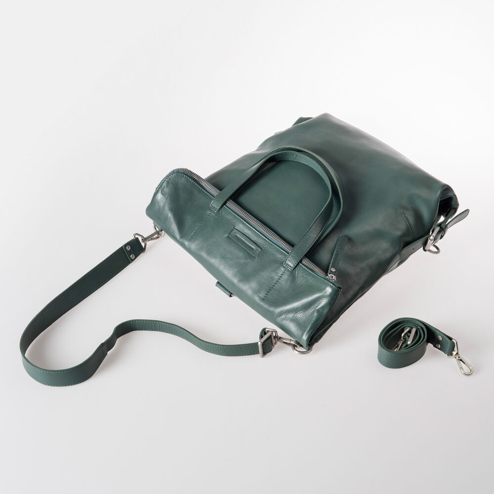 aunts & uncles Jamie´s Orchard Pomelo Rucksack/Handtasche mit Tabletfach dark jade