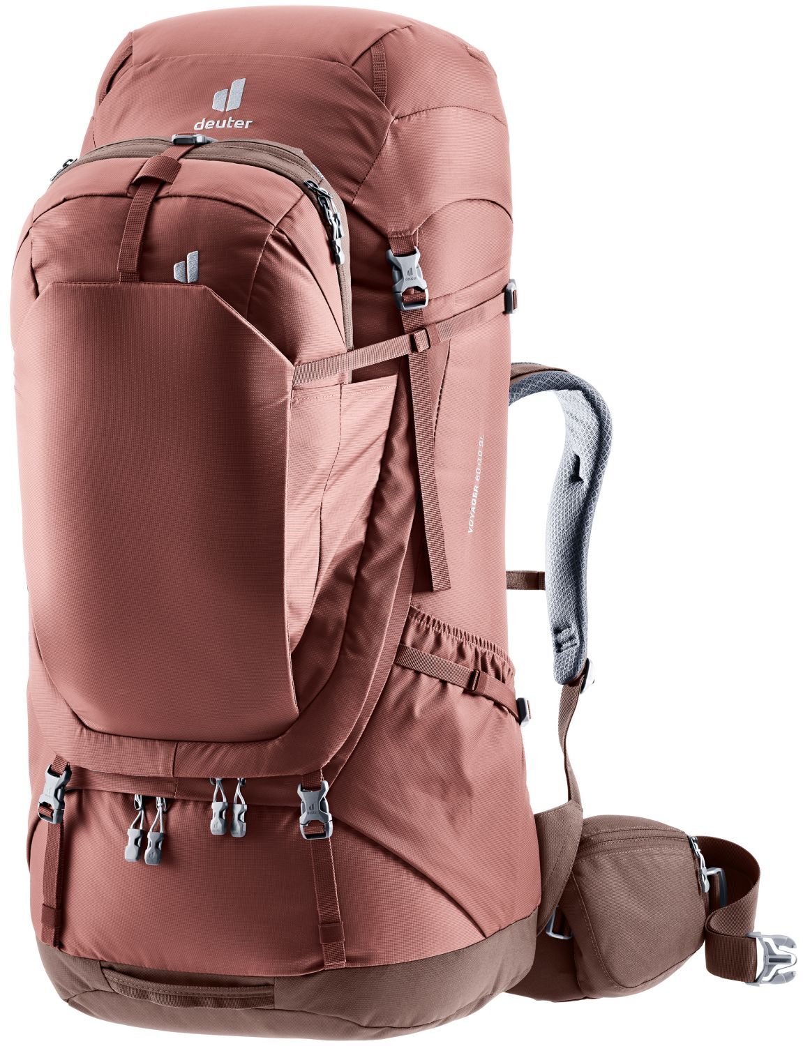Deuter Voyager 60+10 SL Reiserucksack caspia-raisin