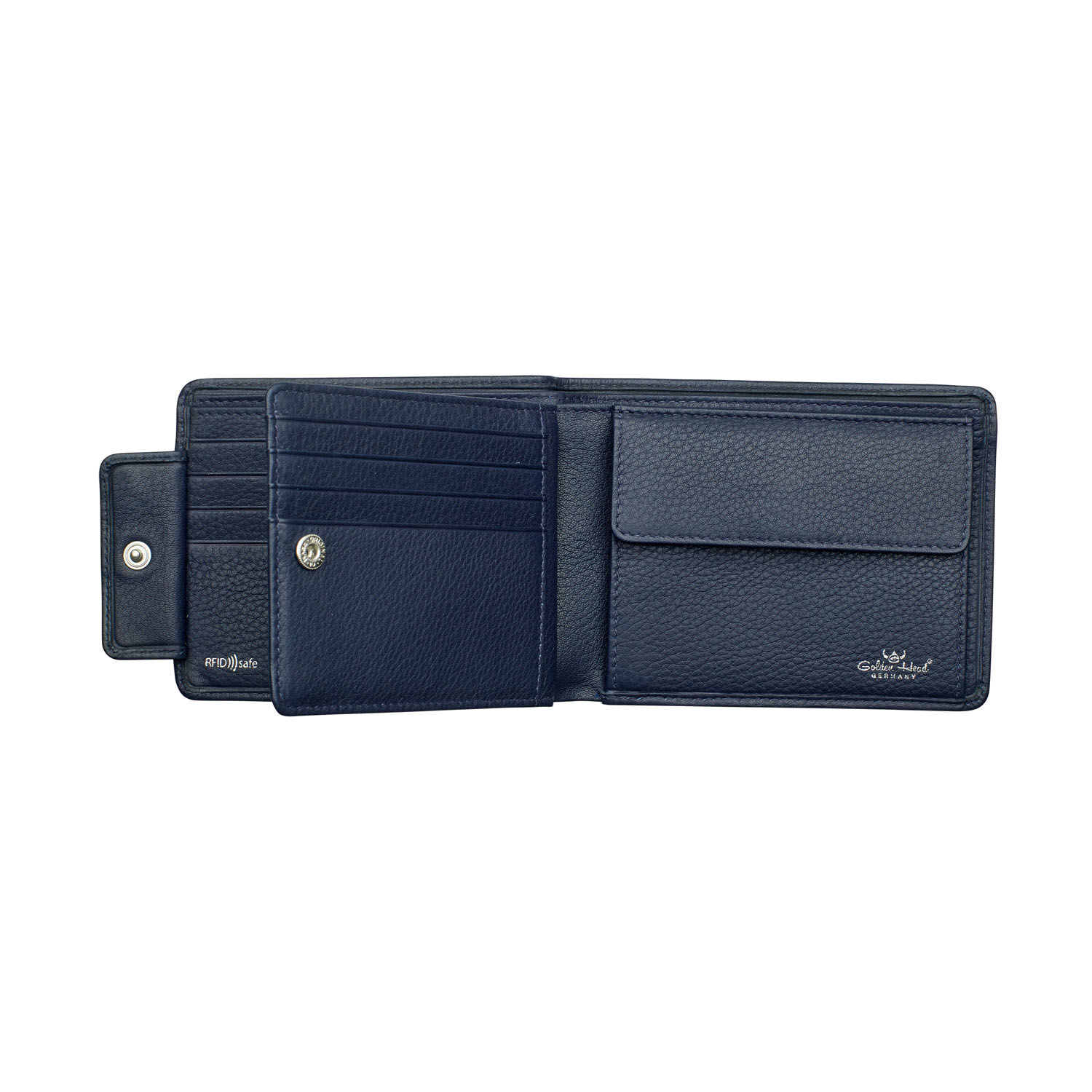 Golden Head Capri Scheintasche L RFID Protect blau