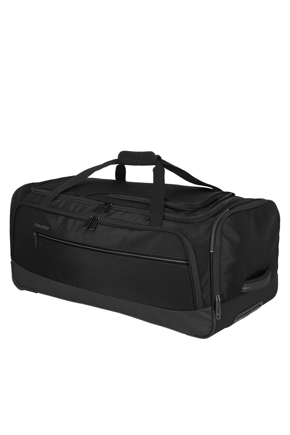 Travelite Crosslite Rollenreisetasche L 79cm Schwarz