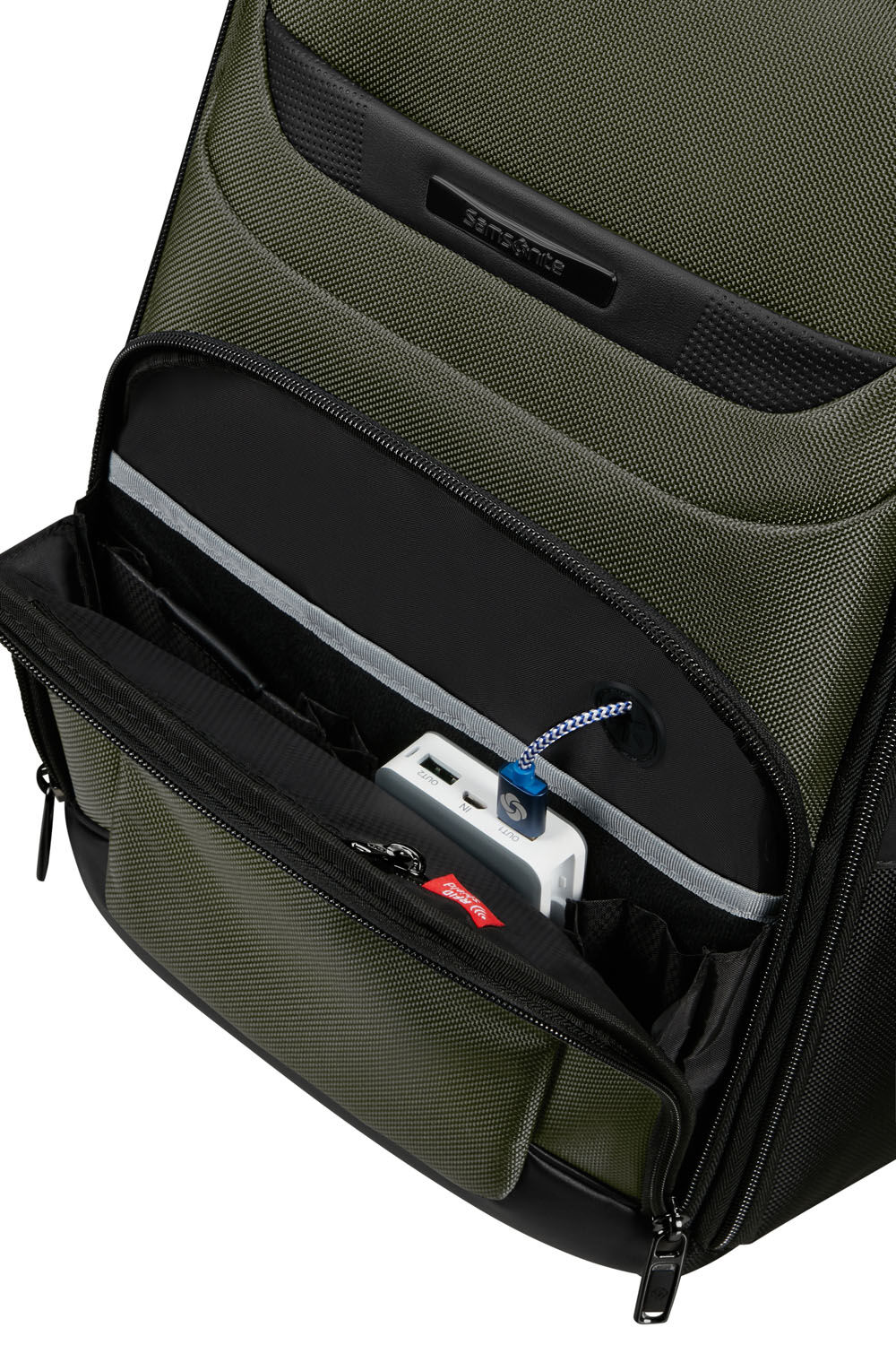 Samsonite Pro-DLX 6 Rucksack 14.1" + GRATIS HOTELGUTSCHEIN Grün