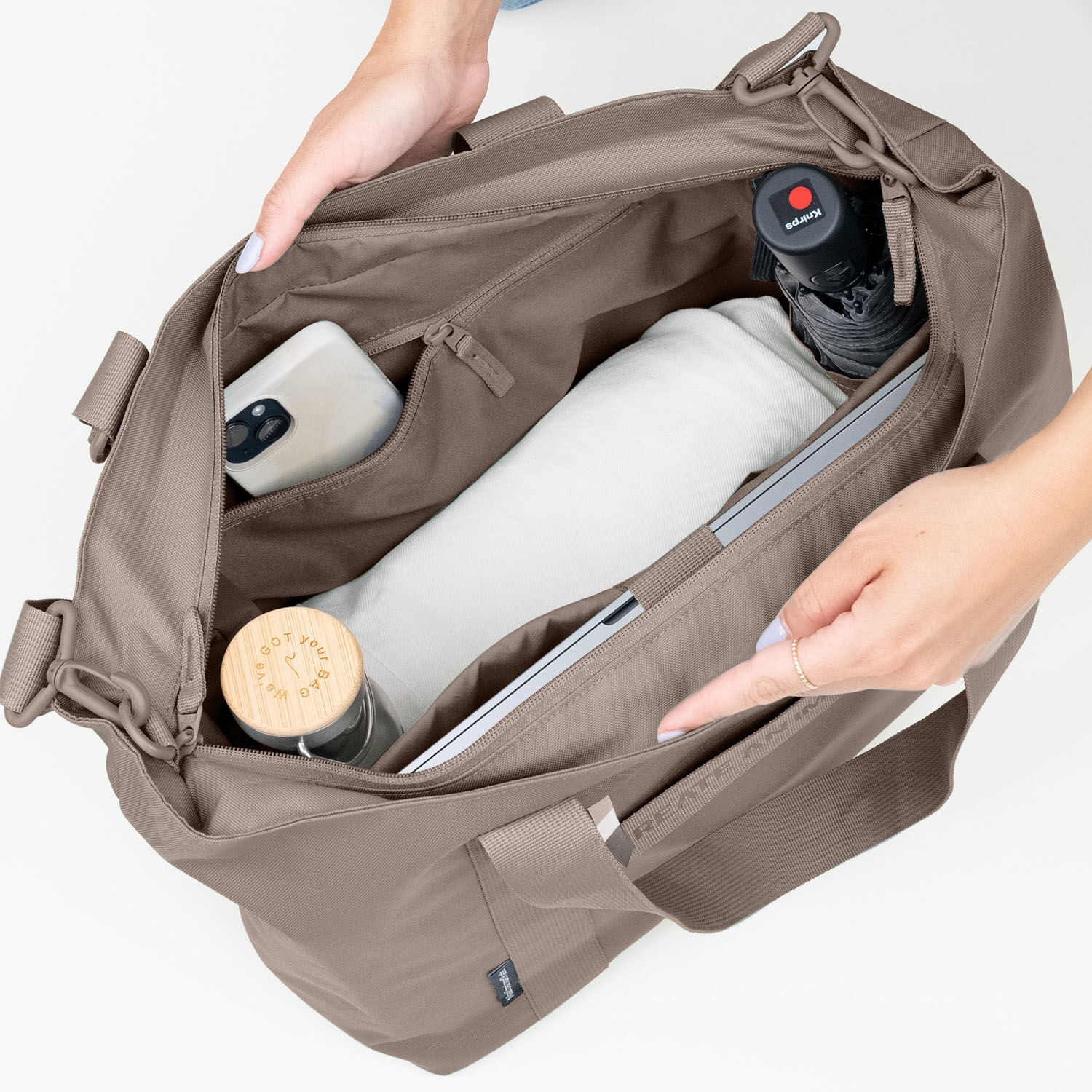 GOT BAG Shopper Tote Bag Medium oyster monochrome