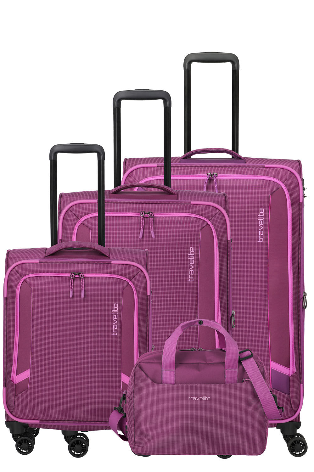 Travelite CORSIICA 3-tlg. Koffer- Set + Bag