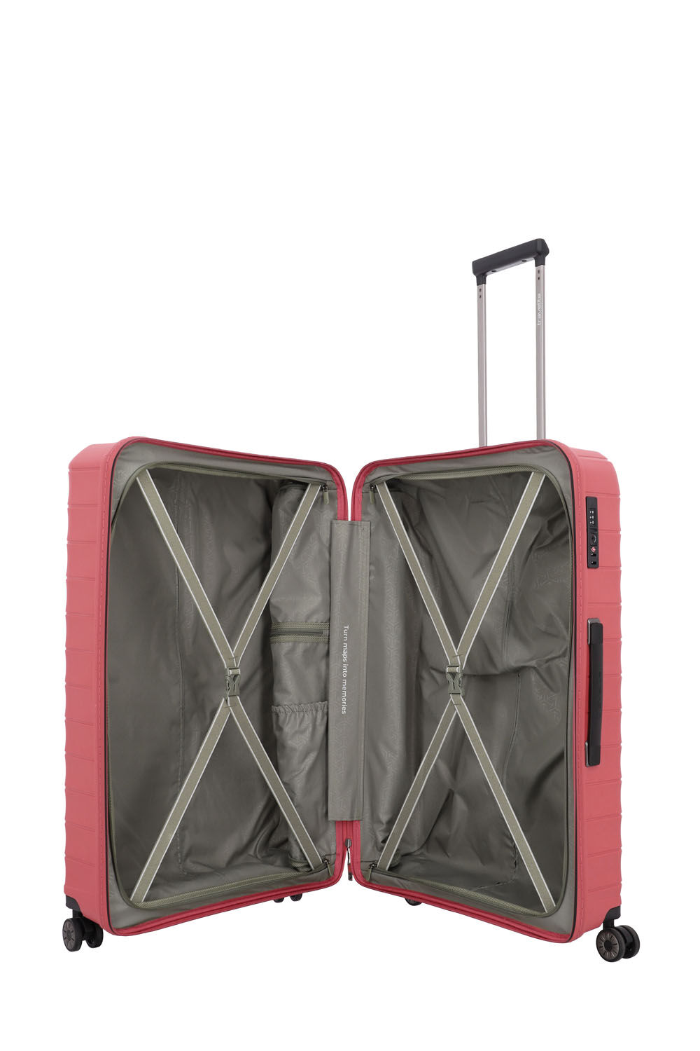 Travelite Mooby Trolley L, 4-Rollen Rot