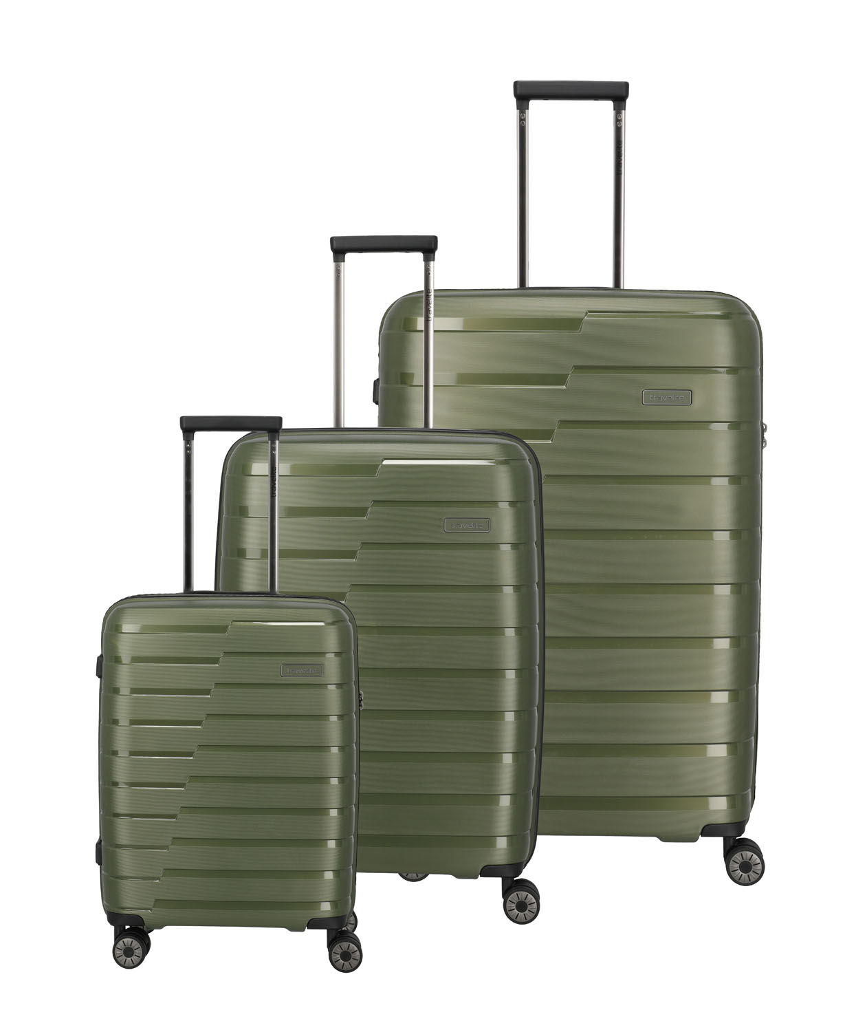 Travelite Air Base 4-Rad Trolley Set L/M-erw/S Olive Travelite Air Base 4-Rad Trolley Set L/M-erw/S Olive