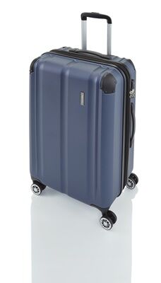 Travelite City Trolley M 4R 68cm erweiterbar marine