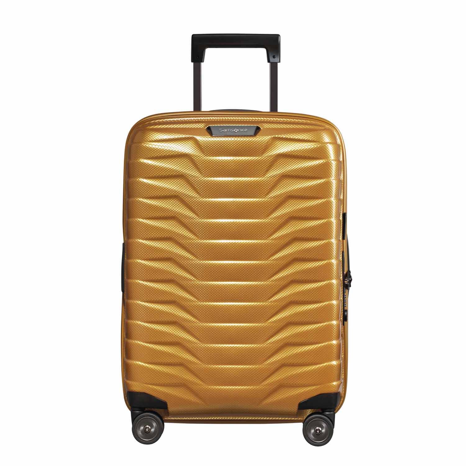 Samsonite Proxis Trolley mit 4 Rollen erweiterbar 55cm (20/23cm) Honey Gold