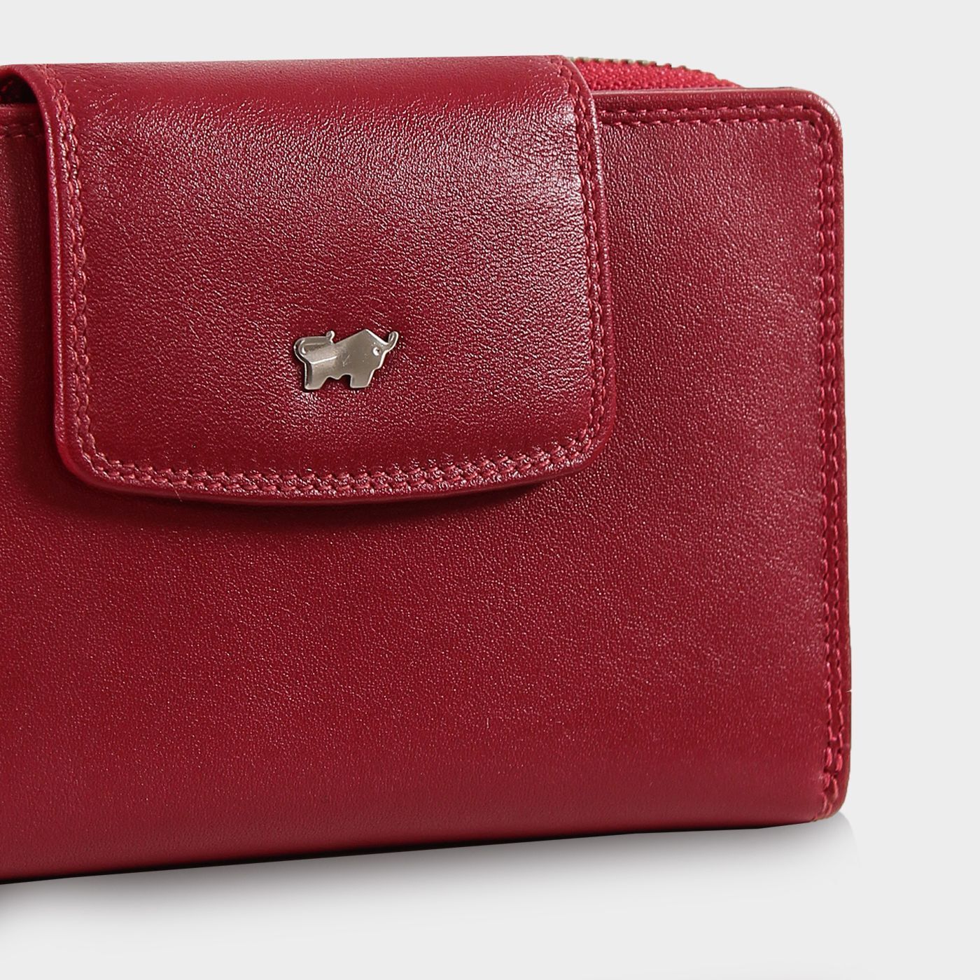 Braun Büffel GOLF SECURE RFID RV-Geldbörse M 15CS rot Braun Büffel GOLF SECURE RFID RV-Geldbörse M 15CS rot