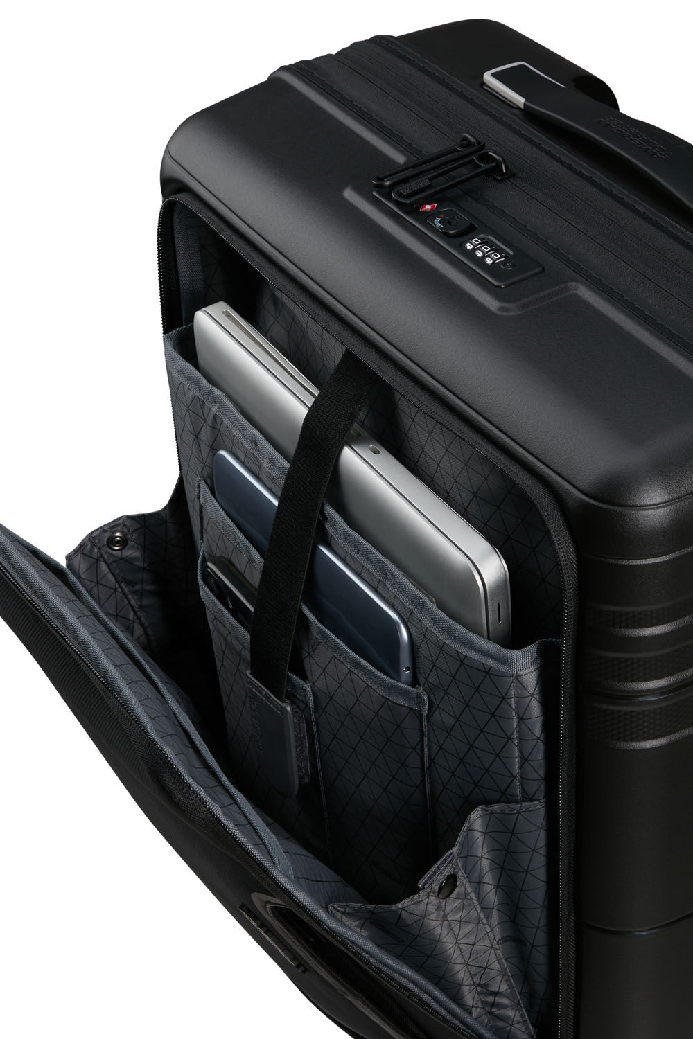 American Tourister HELLO CABIN Spinner 55/20 Exp Onyx Black