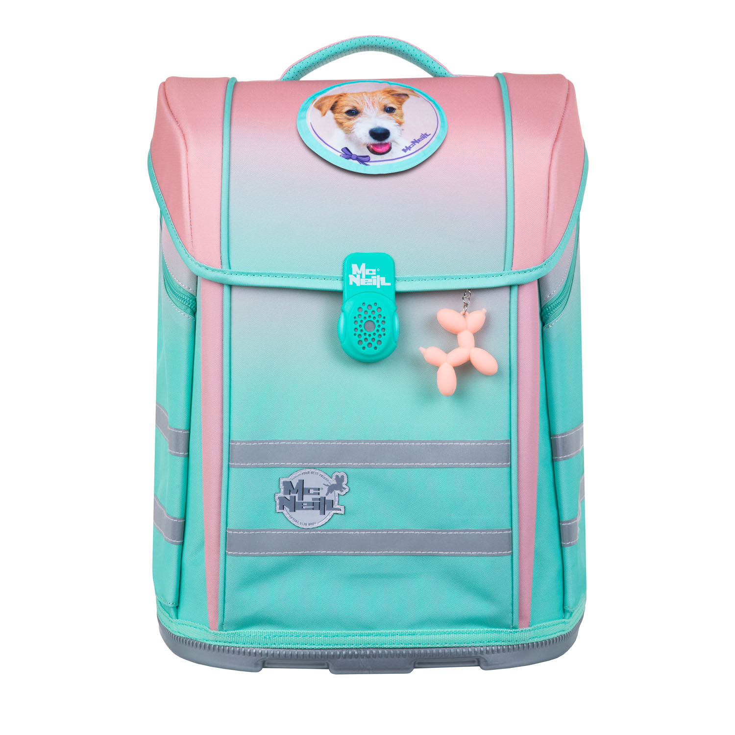 McNeill Perfecto Kollektion 2025 -Schulranzen-Set 5tlg., Gradient Strawberry