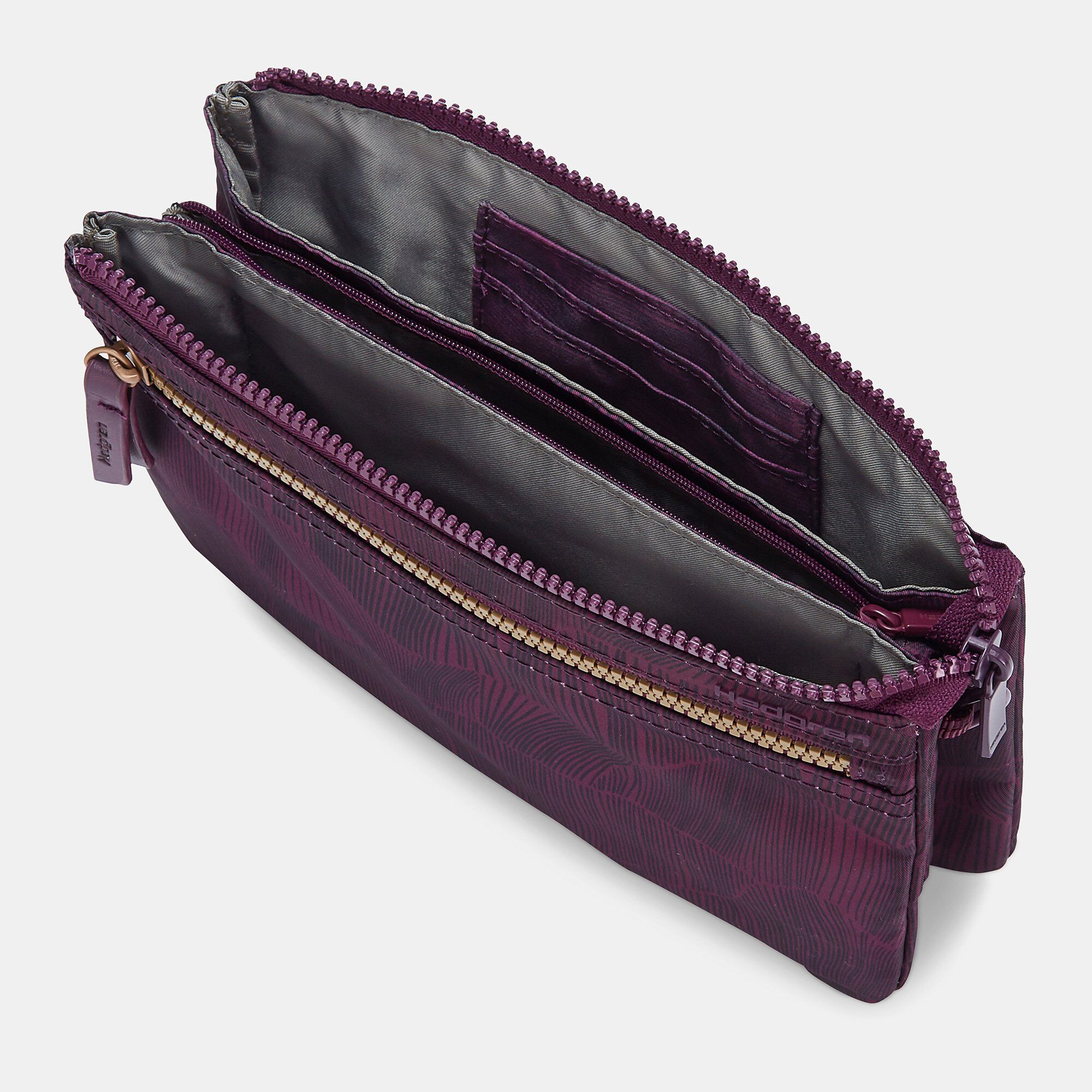 Hedgren Inner City EMMA Crossover 3 cmpt RFID Aubergina Print