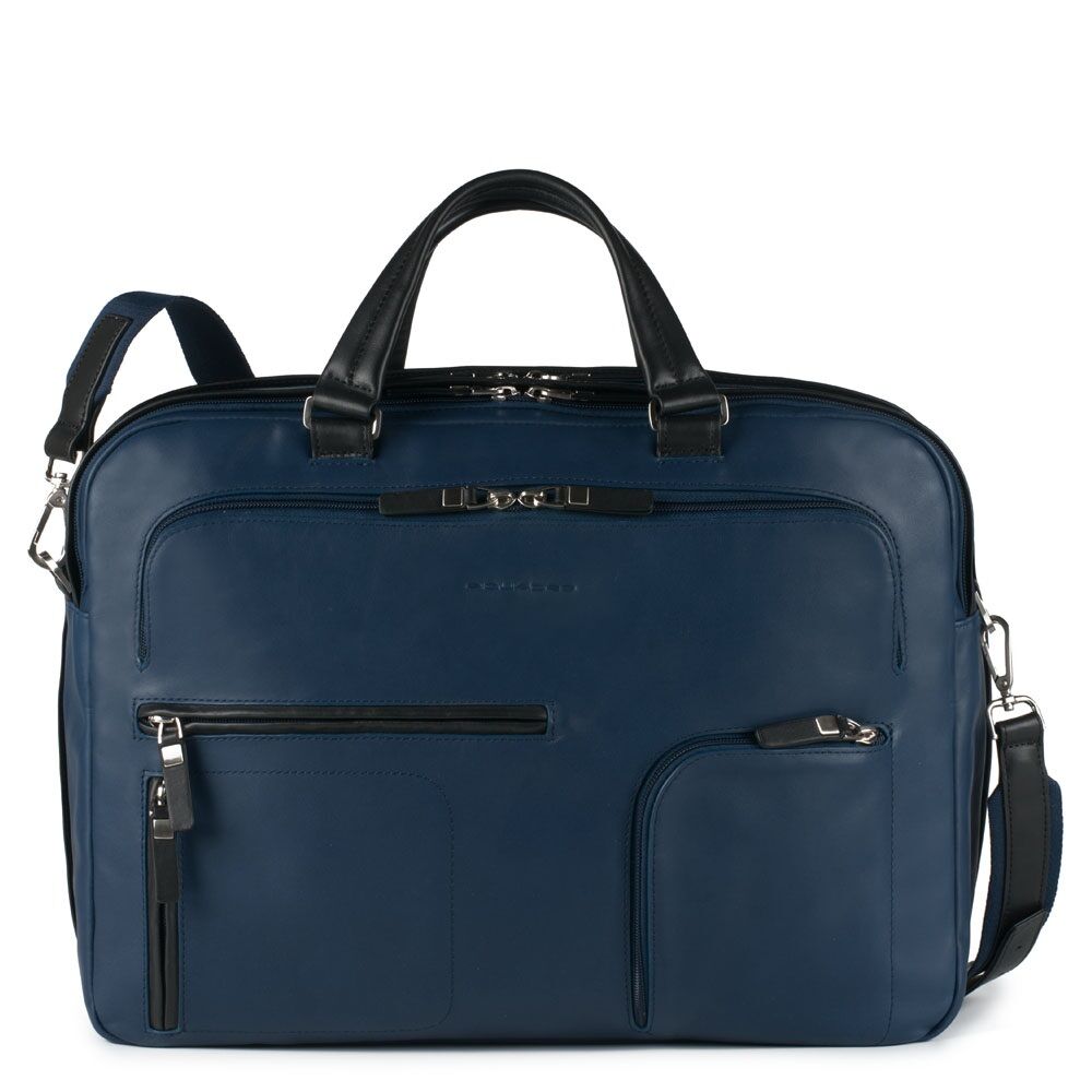 Piquadro Spock Doppelgriff-Laptoptasche mit iPad®-Fach, Flasche- und Regenschirmfach Piquadro Spock Doppelgriff-Laptoptasche mit iPad®-Fach, Flasche- und Regenschirmfach