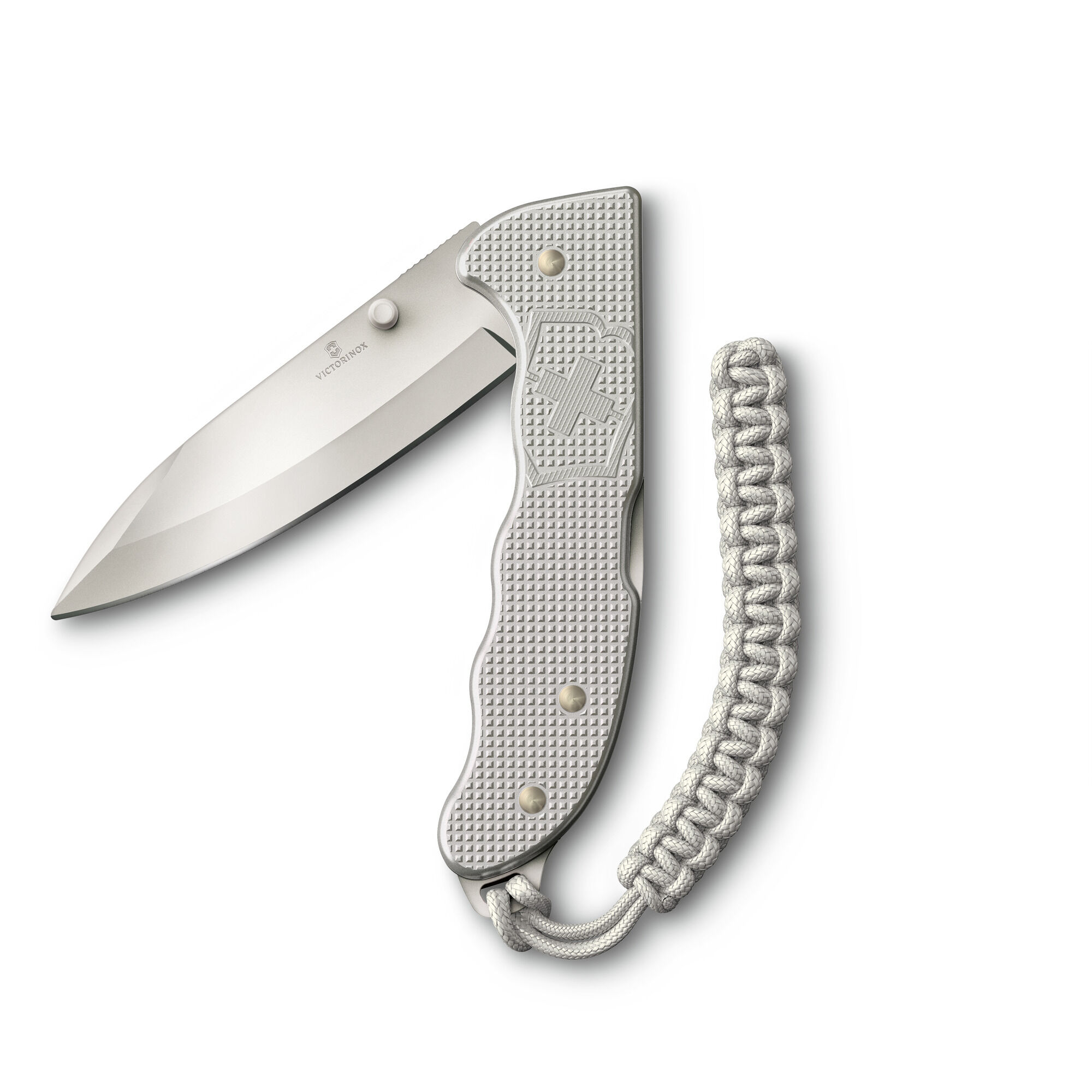 Victorinox Evoke Alox Grosses Taschemesser, Klappbares Messer silber