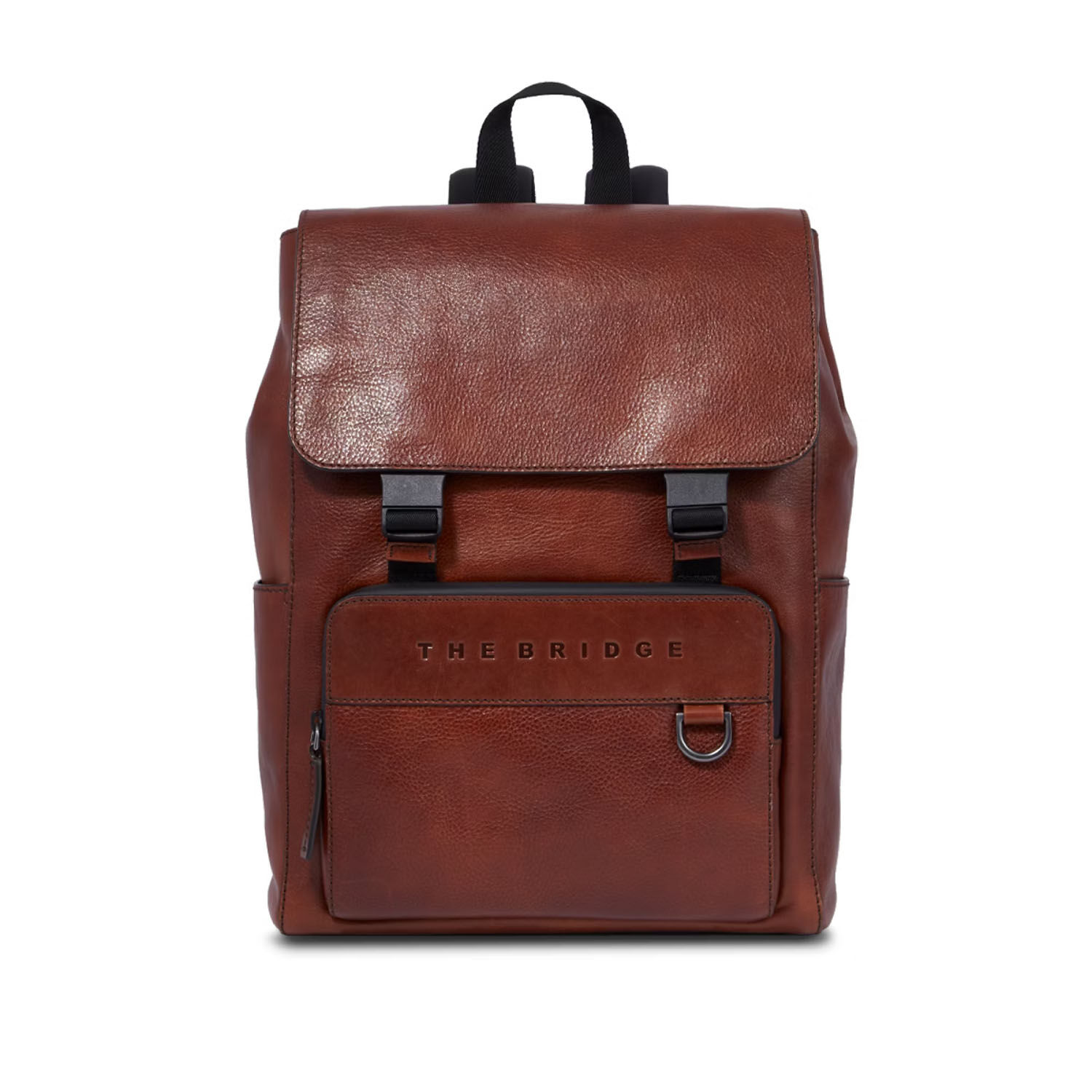 The Bridge Damiano Leder-Rucksack mit Klappe 063423EX Braun/Ruthenium Dunkel
