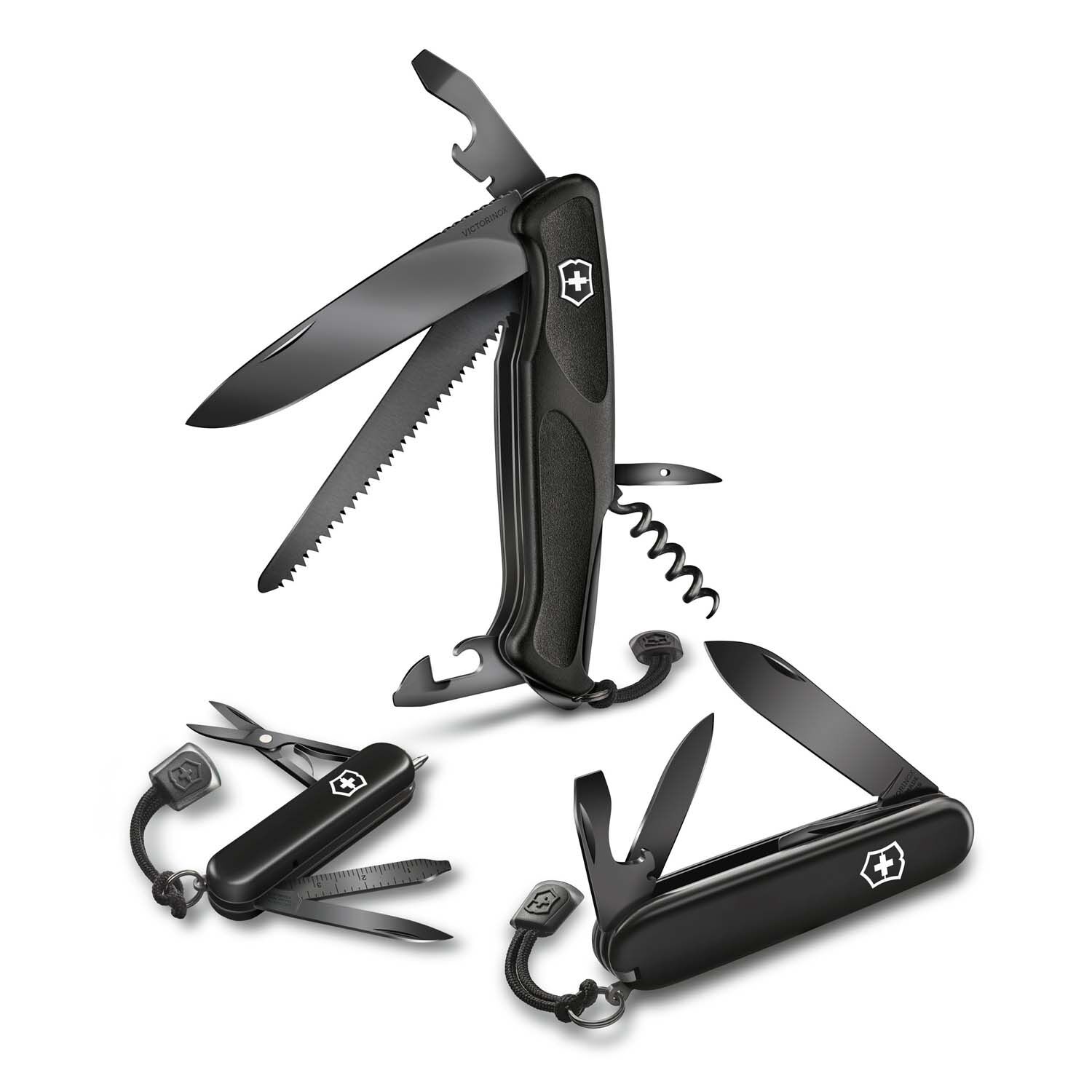 Victorinox Lite Signature 58mm, Kleines Taschenmesser Onyx Black