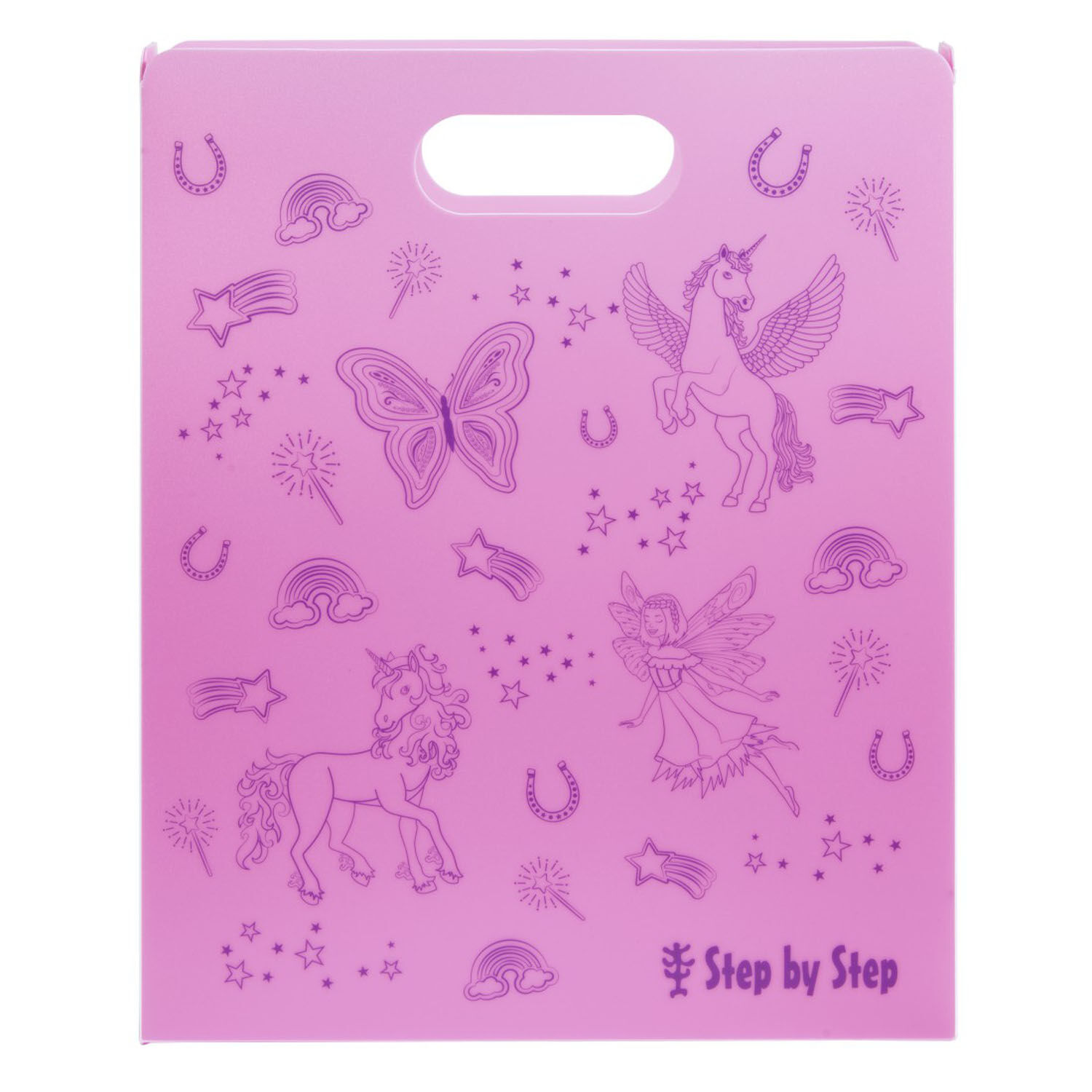 Step by Step Schulzubehör Heftbox mit Tragegriff Pink