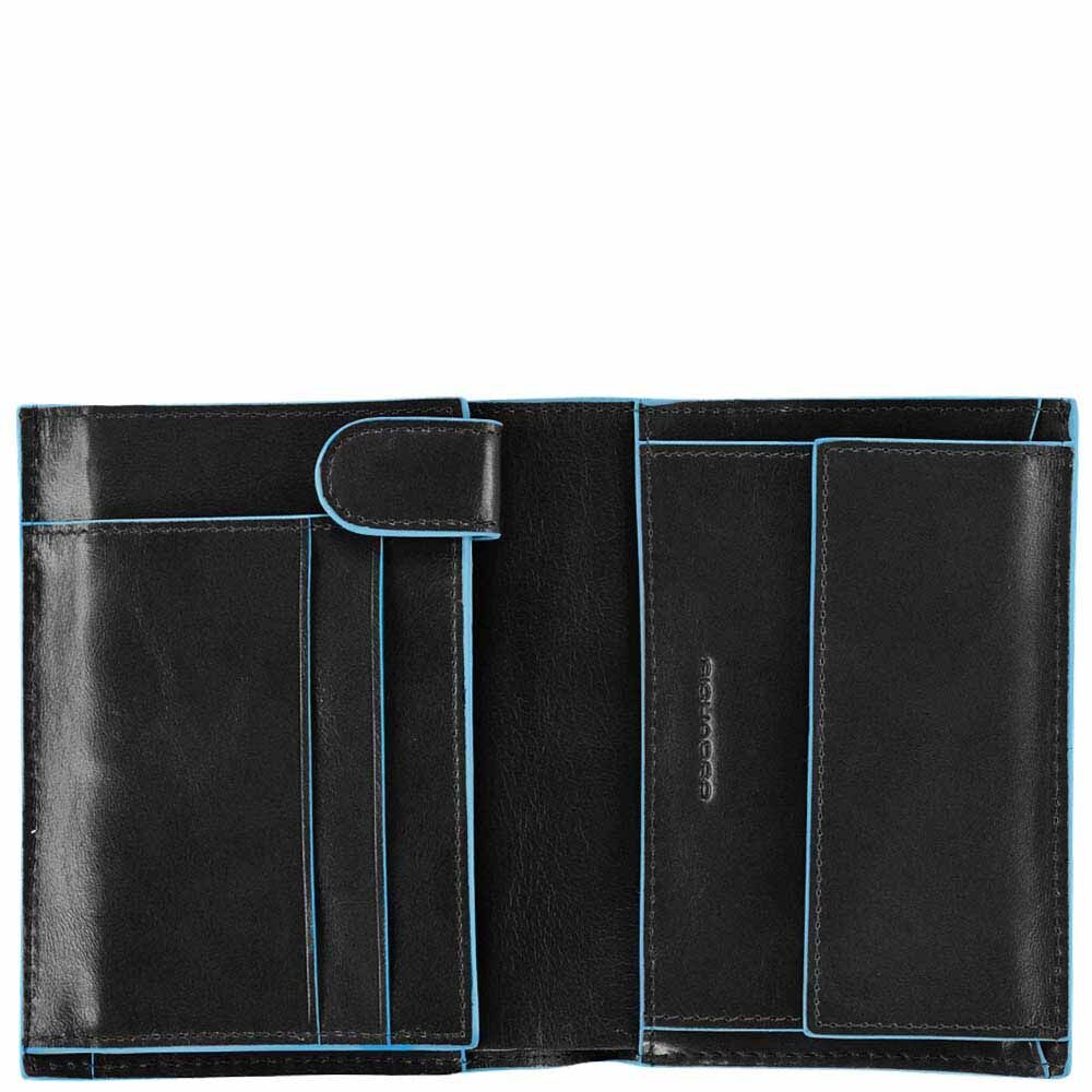Piquadro Blue Square Herrenbrieftasche im Hochformat mit Münzfach Piquadro Blue Square Herrenbrieftasche im Hochformat mit Münzfach