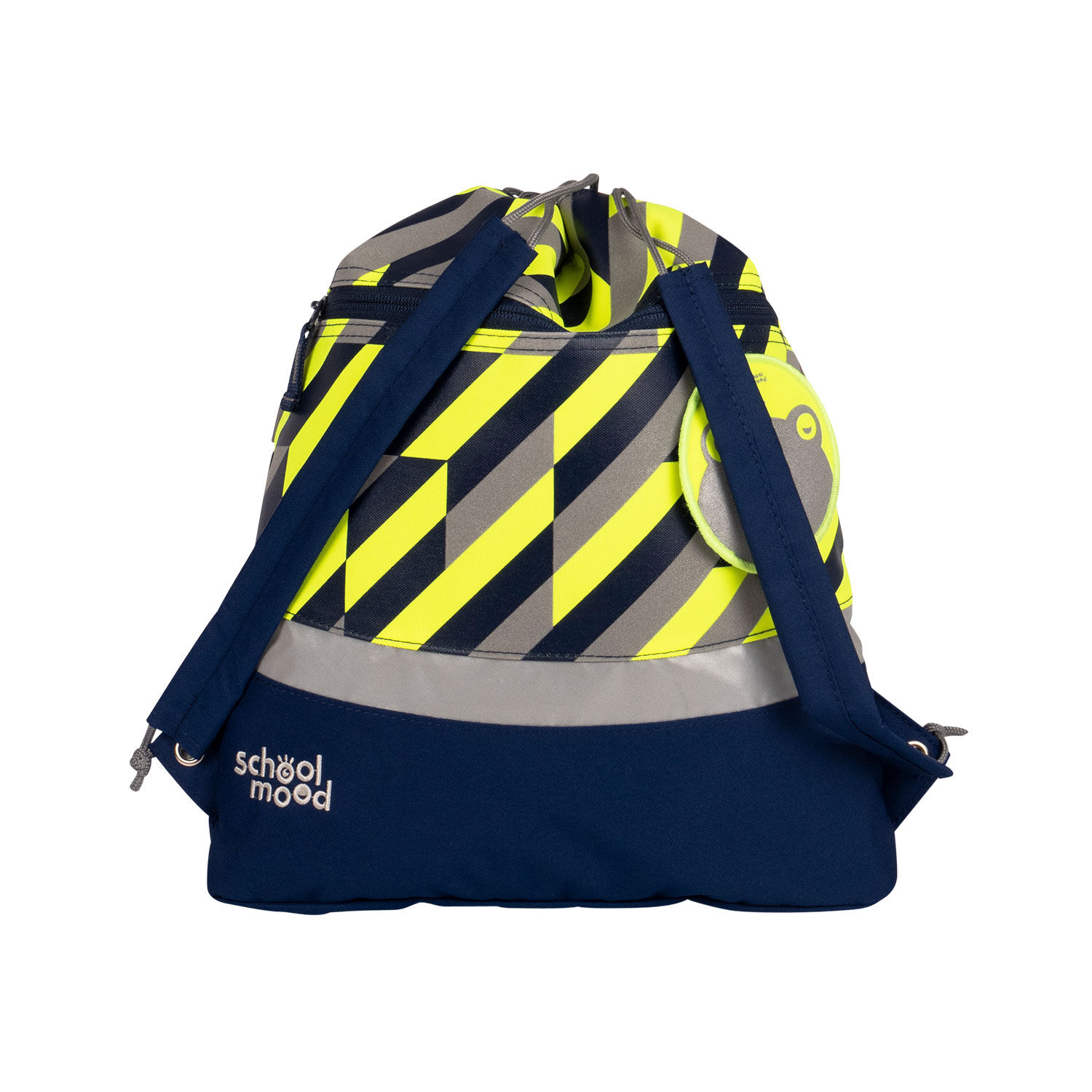 School-Mood Timeless Air+ Yannick, 7-teilige Schulranzenset Neon Yellow