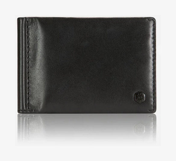 Jekyll & Hide Geldbörse mit Geldklammer aus Leder Black