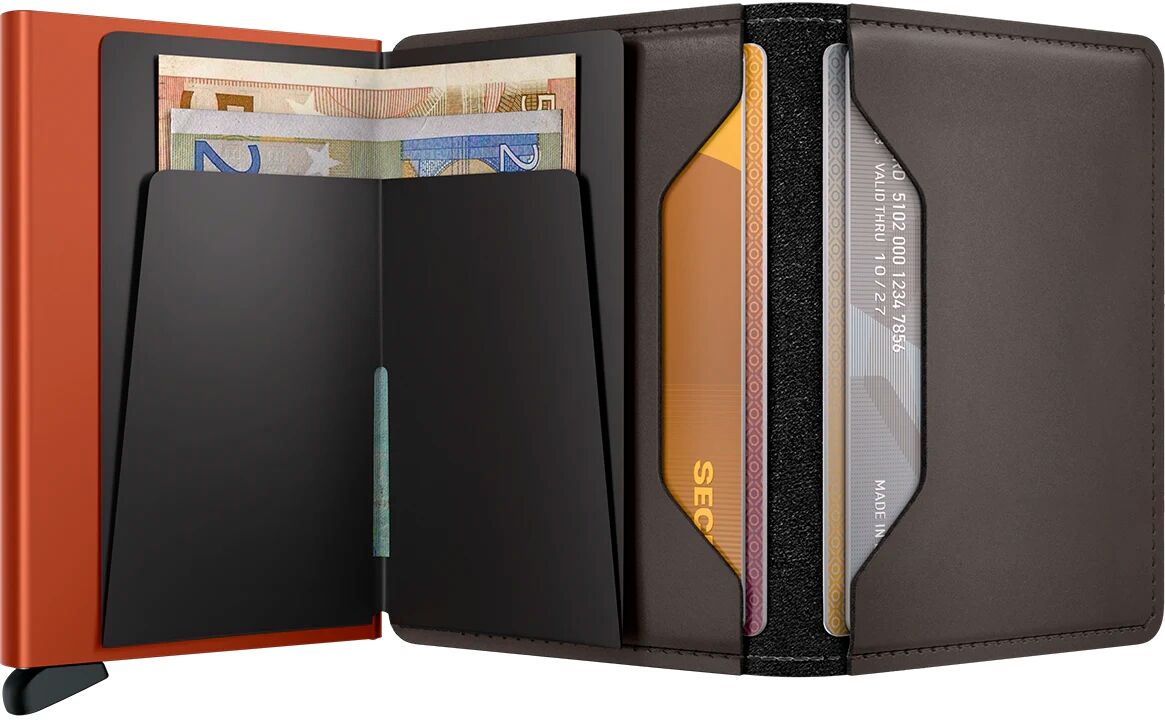 Secrid Slimwallet Matte SM-Truffel & Orange