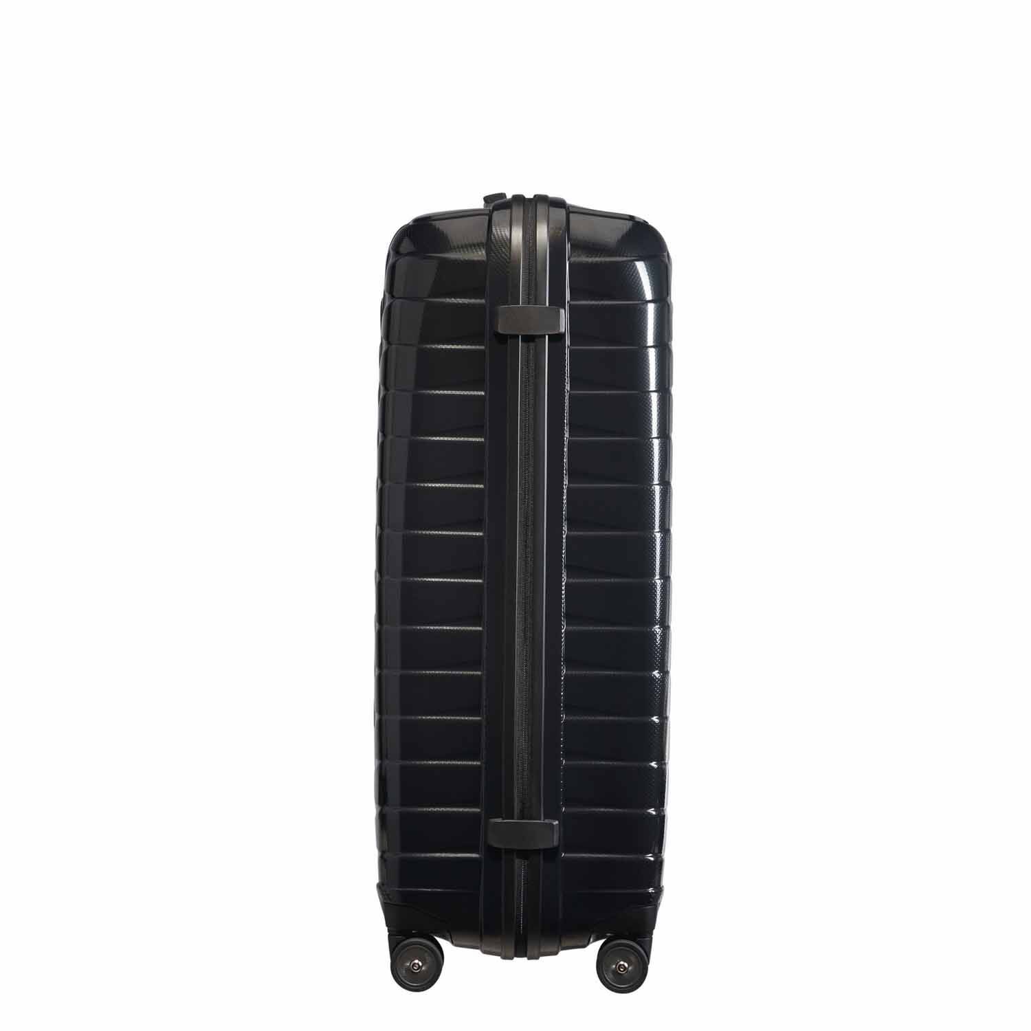 Samsonite Proxis Trolley mit 4 Rollen 81cm + GRATIS HOTELGUTSCHEIN Schwarz