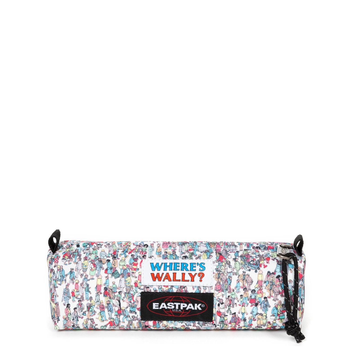 Eastpak Benchmark Single Federmäppchen Where's Wally Pattern White