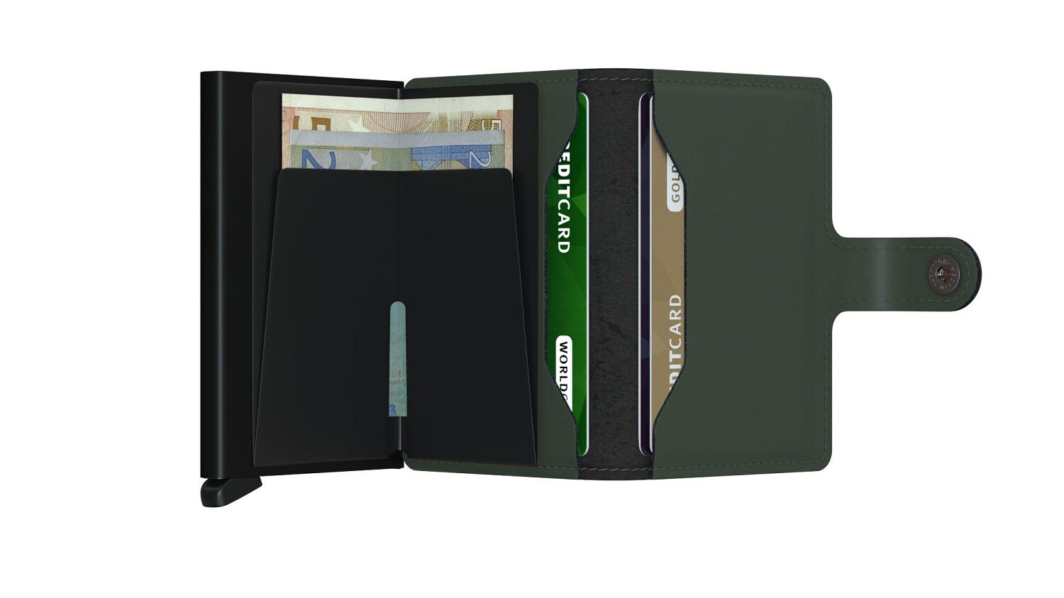 Secrid Miniwallet Matte MM-Green-Black
