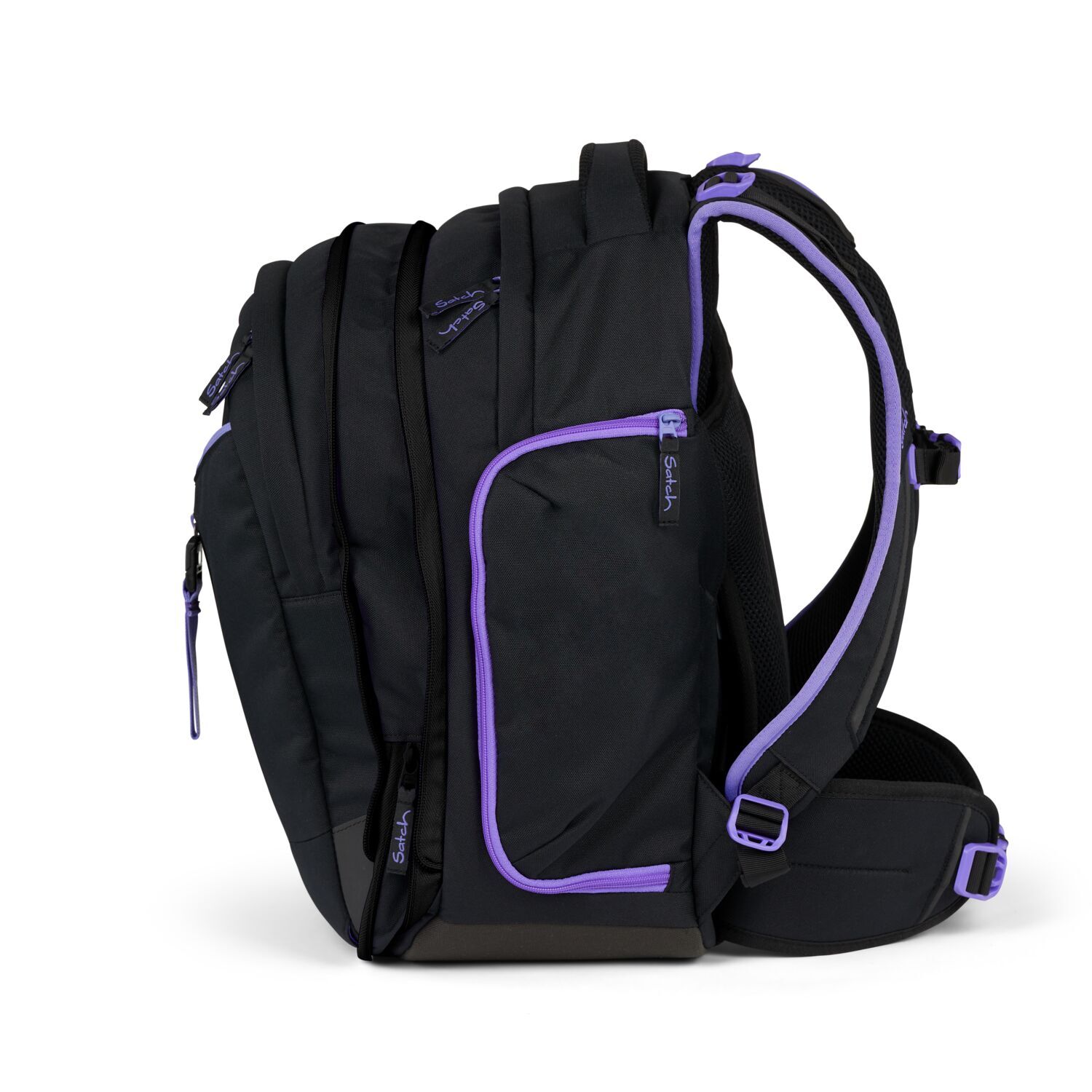 satch match Schulrucksack Purple Phantom