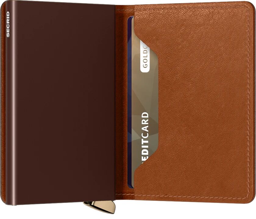 Secrid Slimwallet Premium Emboss SEl-Lines Cognac Secrid Slimwallet Premium Emboss SEl-Lines Cognac