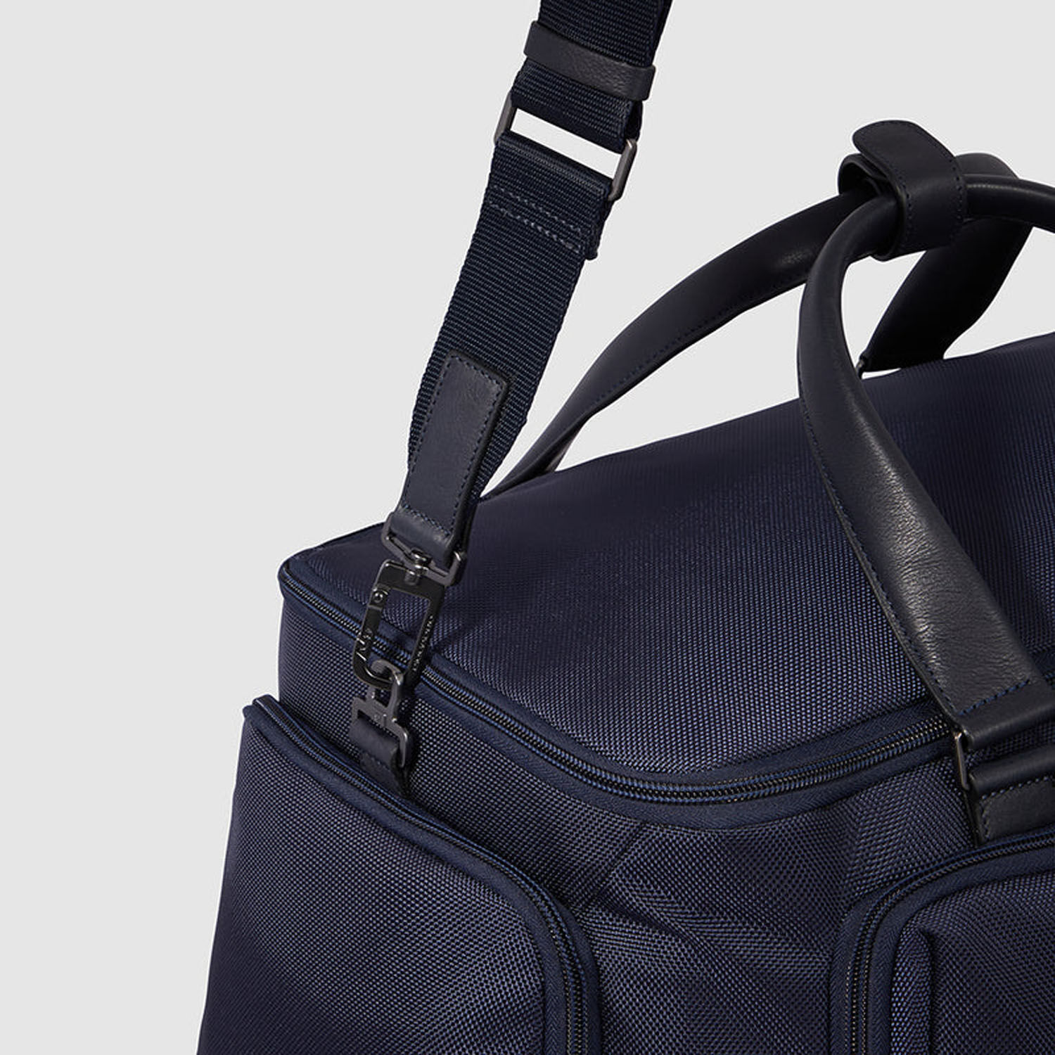 Piquadro Brief Gym/Business Tasche, als Rucksack tragbar Blau