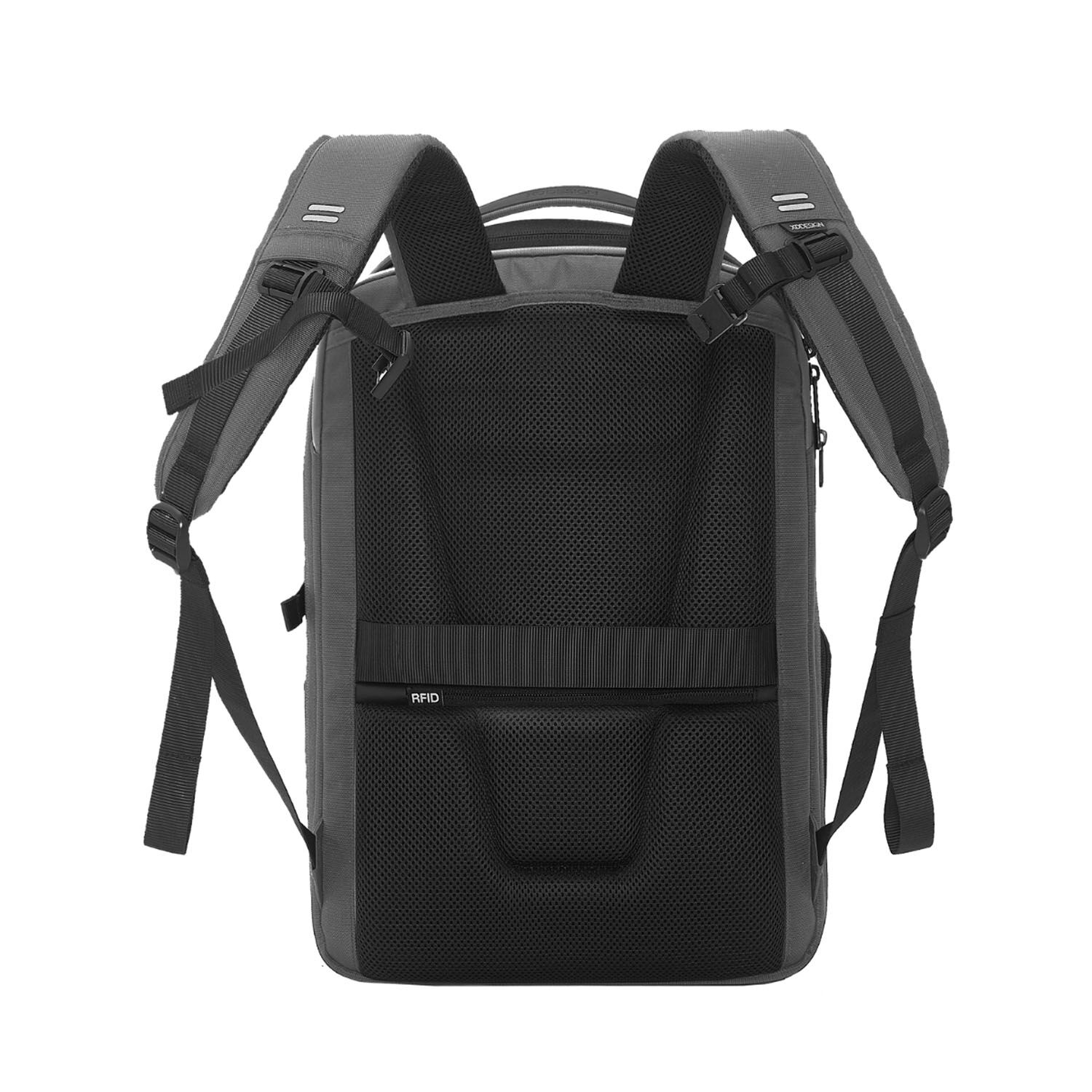 XD Design Bizz Backpack mit 16" Laptopfacht, erweiterbar Grey