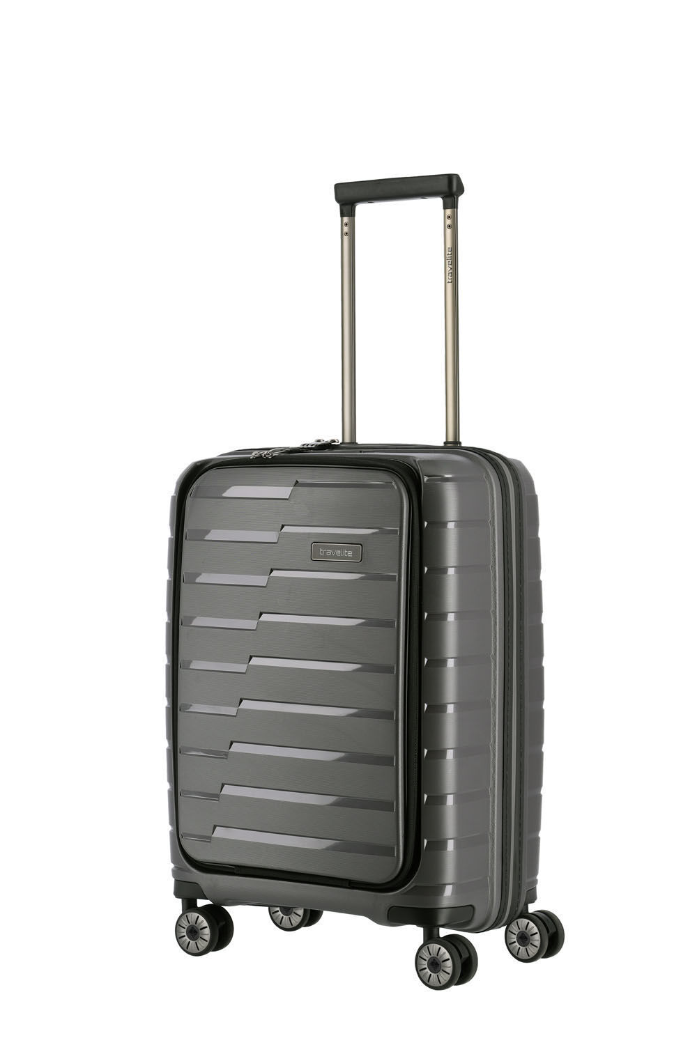 Travelite Air Base Trolley S, 4 Rollen mit Vortasche Anthrazit Travelite Air Base Trolley S, 4 Rollen mit Vortasche Anthrazit