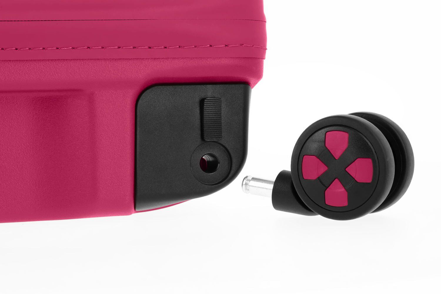 IMPACKT IP1 Koffer L, 4-Rollen Flora pink