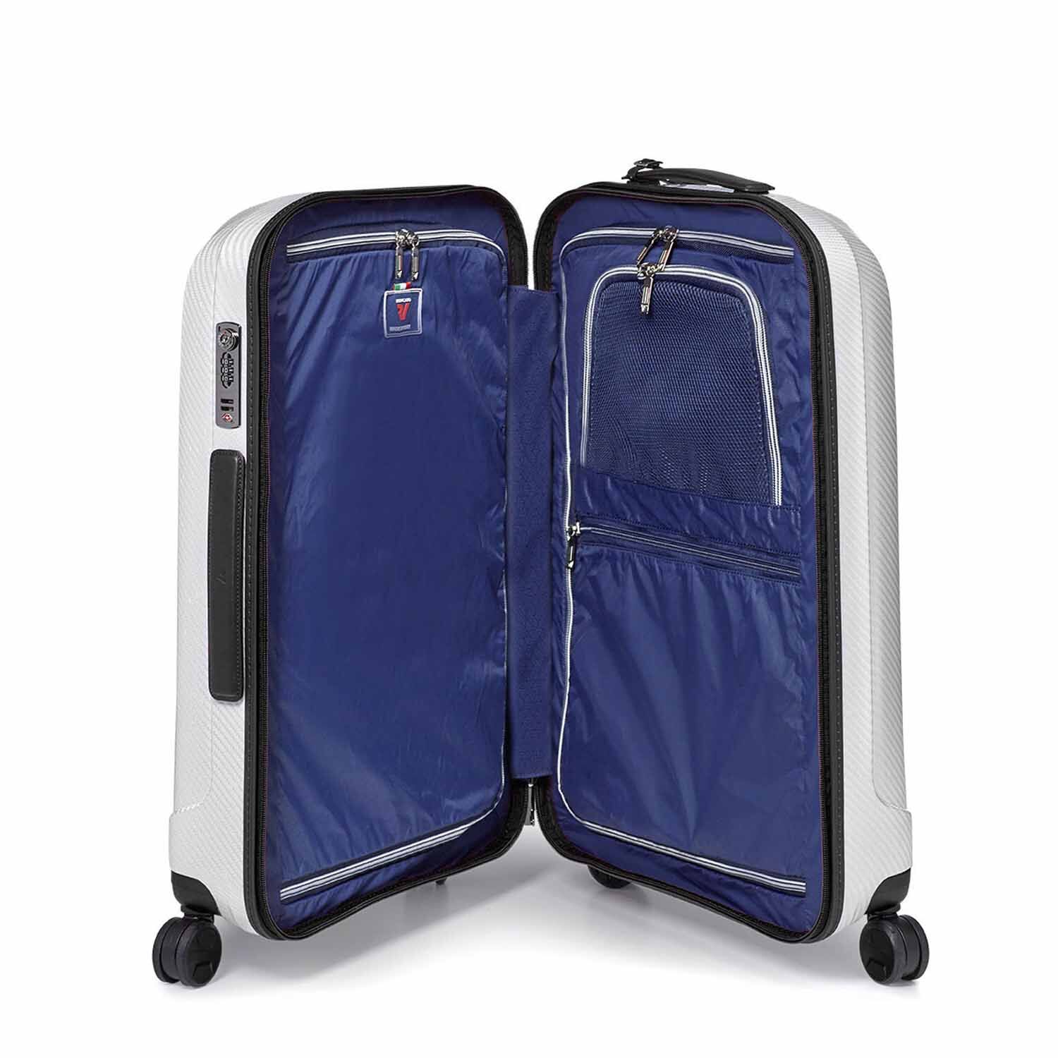 Roncato WE ARE GLAM Trolley L 4R Weiß/Black
