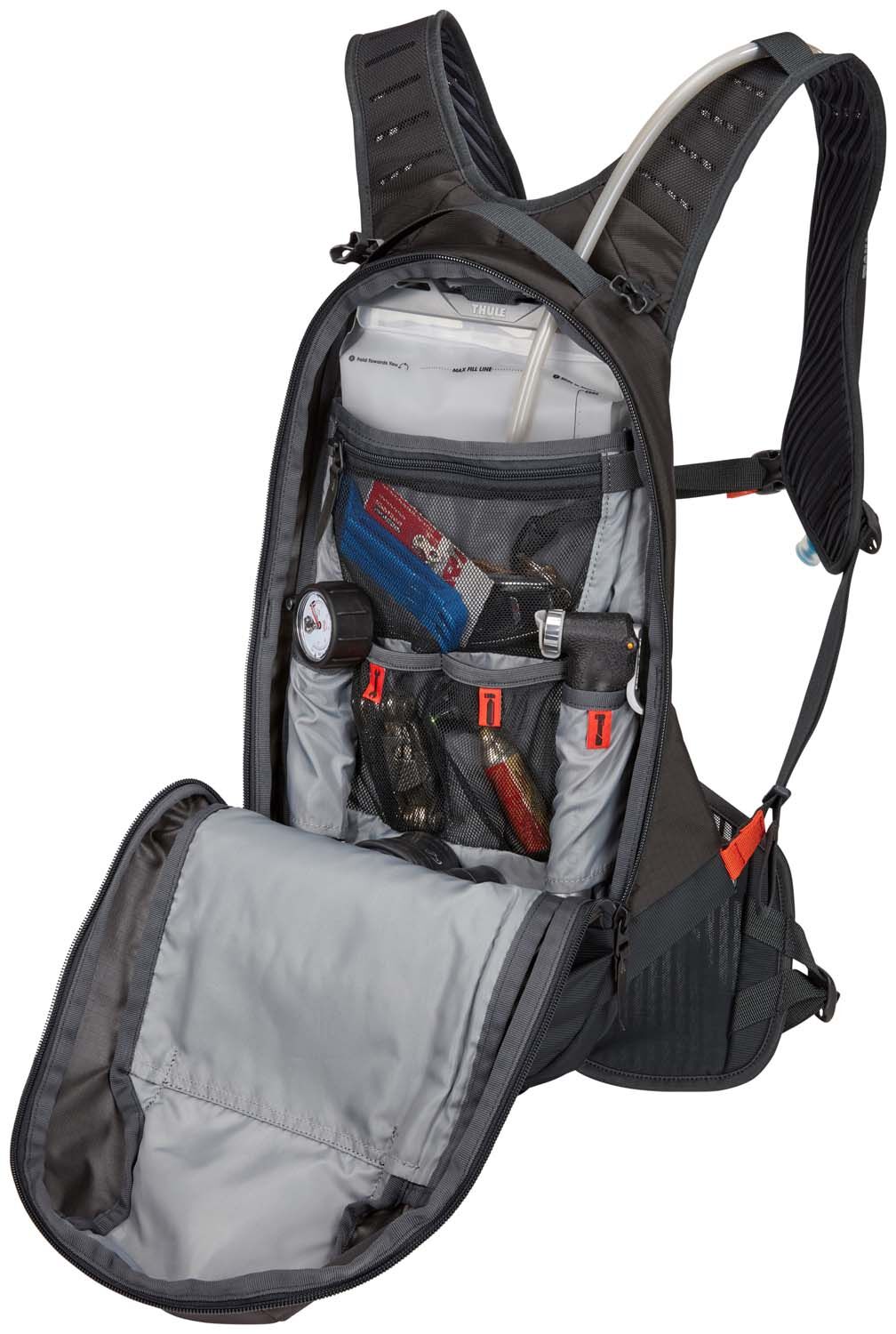 THULE Rail 12L Trinkblasenrucksack Obsidian THULE Rail 12L Trinkblasenrucksack Obsidian