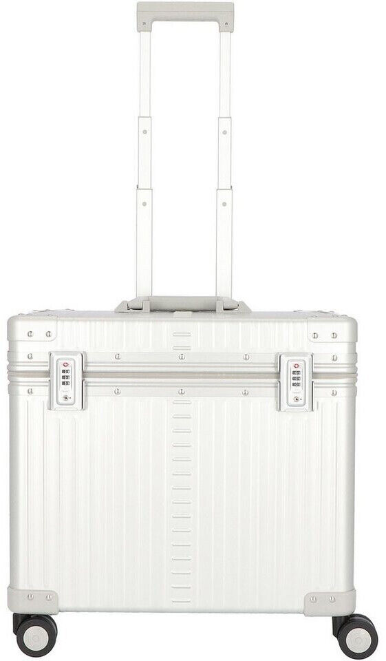 Aleon Pilotenkoffer 17" 4-Rollen - 53L Silber