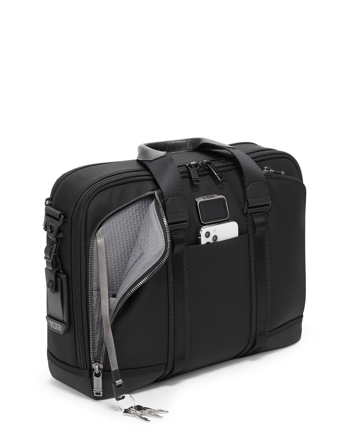 Tumi Alpha Bravo Advanced Aktentasche + GRATIS HOTELGUTSCHEIN Black Tumi Alpha Bravo Advanced Aktentasche + GRATIS HOTELGUTSCHEIN Black