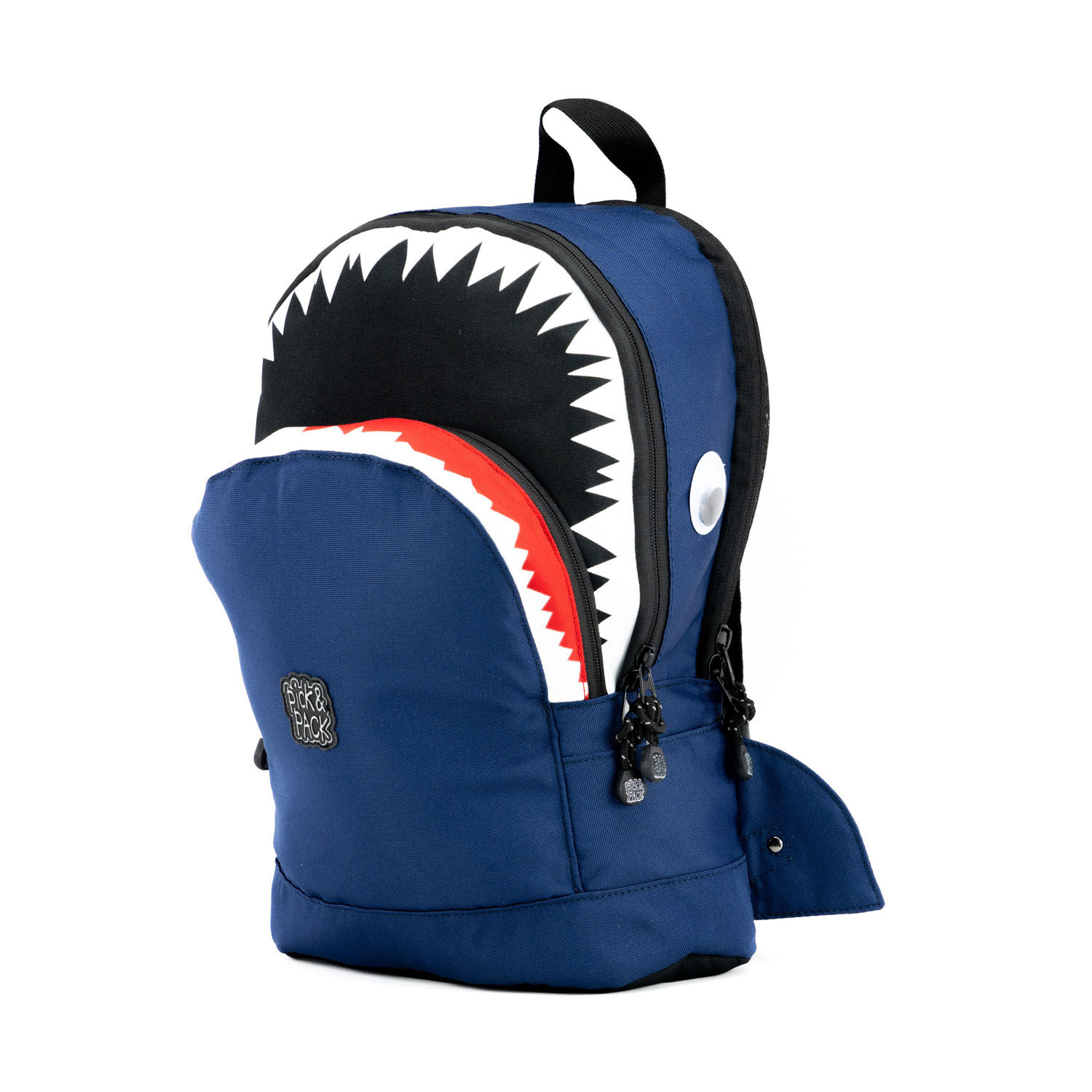Pick & Pack Shark Shape Backpack M mit 13" Laptop-fach Navy Pick & Pack Shark Shape Backpack M mit 13" Laptop-fach Navy