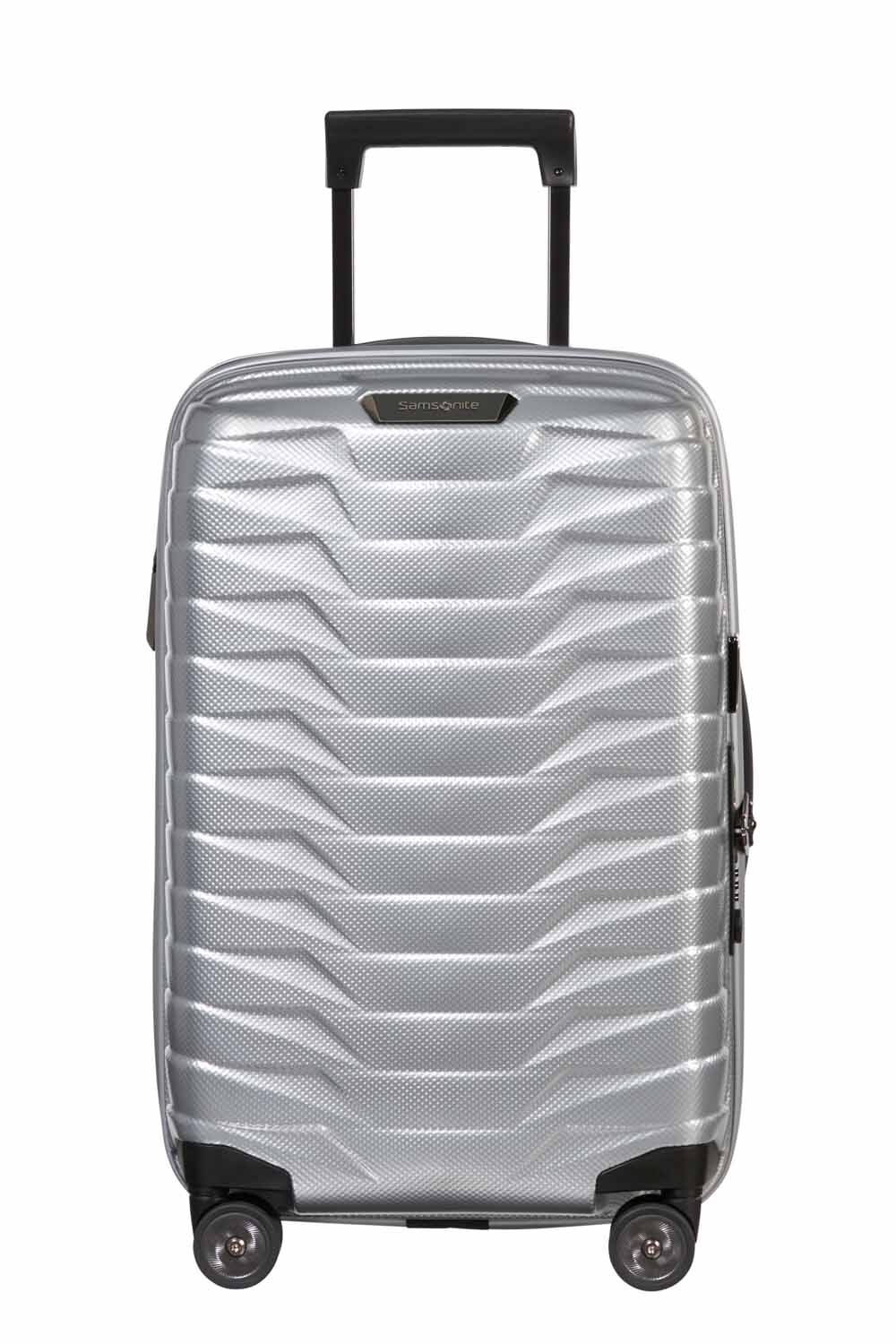 Samsonite Proxis Trolley mit 4 Rollen erweiterbar 55cm (23/26cm) Silber
