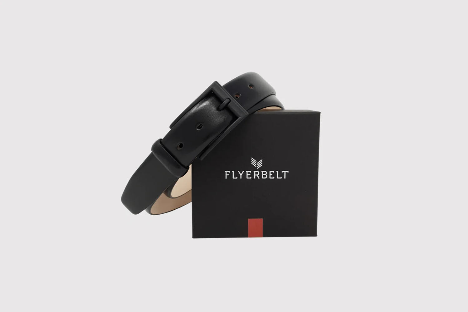 Flyerbelt Security Metallfreier Gürtel 95 cm -Black Edition