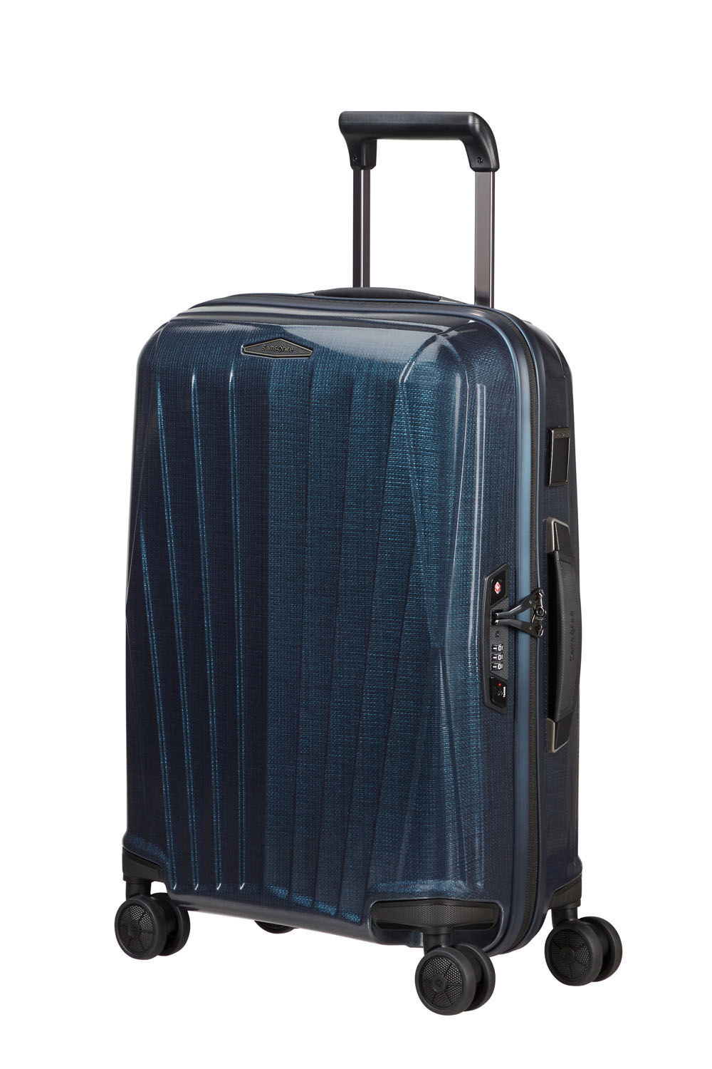 Samsonite Major-Lite Trolley mit 4 Rollen erweiterbar 55cm + GRATIS HOTELGUTSCHEIN Midnight Blue