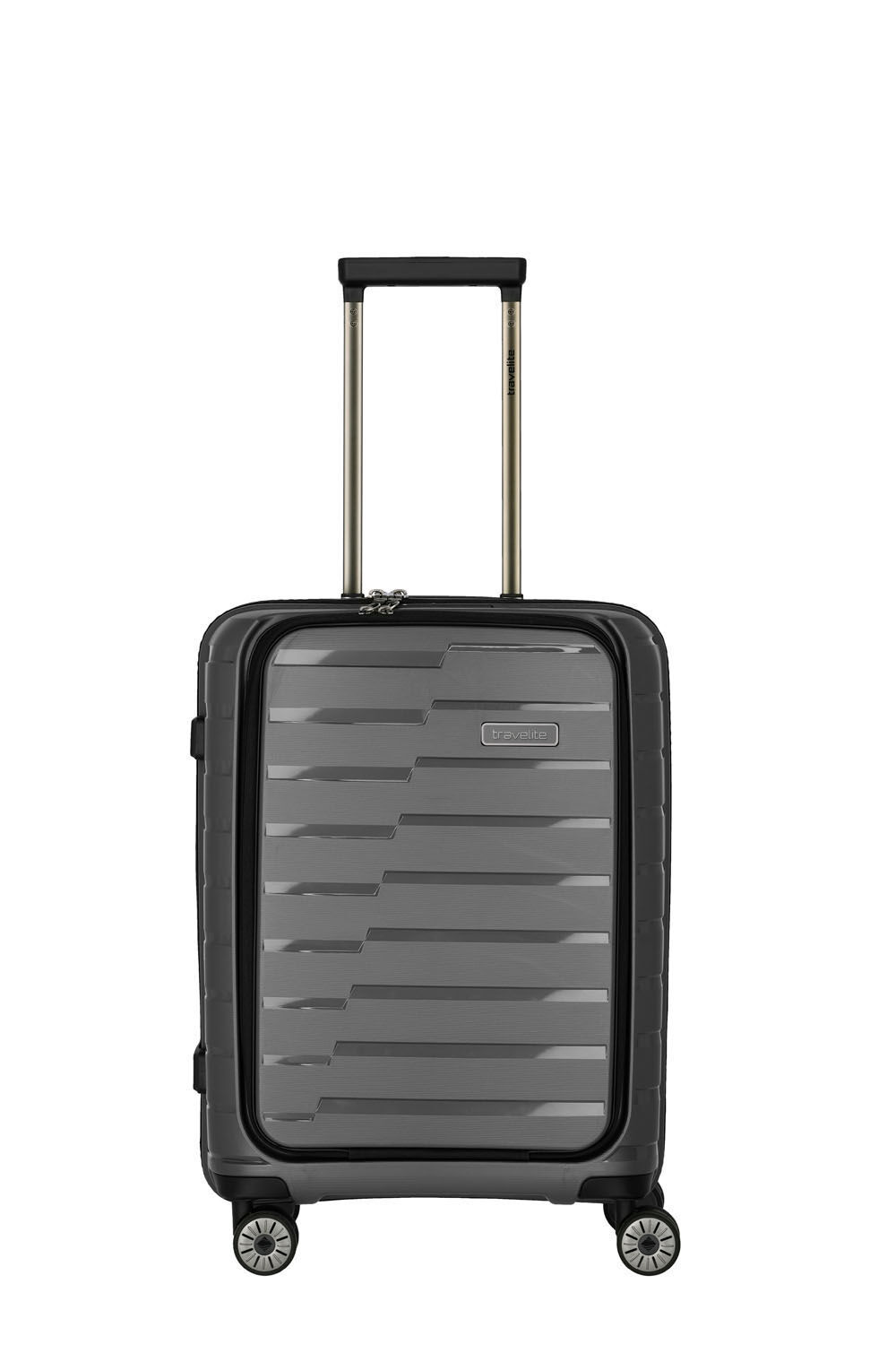 Travelite Air Base Trolley S, 4 Rollen mit Vortasche Anthrazit Travelite Air Base Trolley S, 4 Rollen mit Vortasche Anthrazit