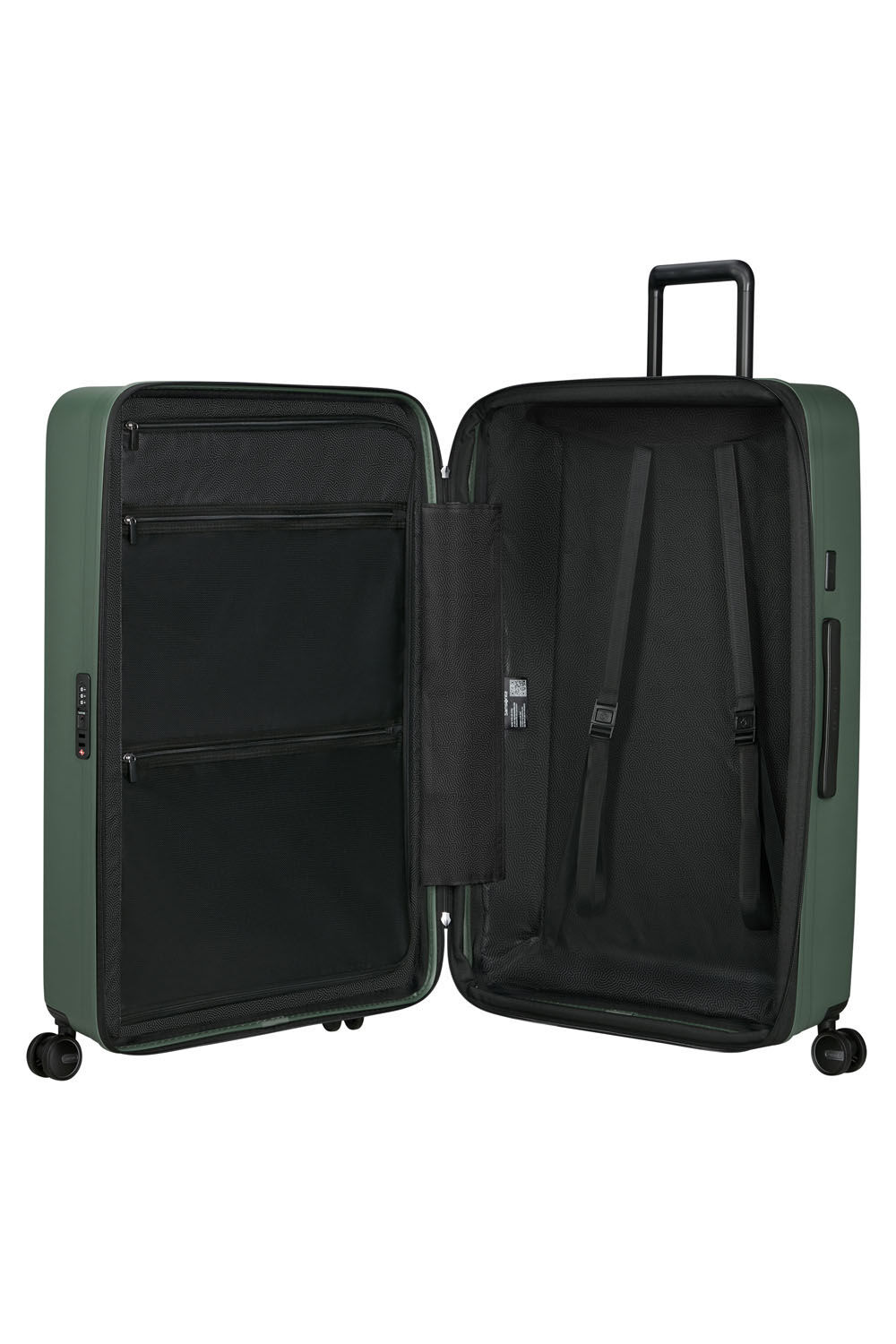 Samsonite Restackd Trolley mit 4 Rollen erweiterbar 81cm + GRATIS HOTELGUTSCHEIN Sage