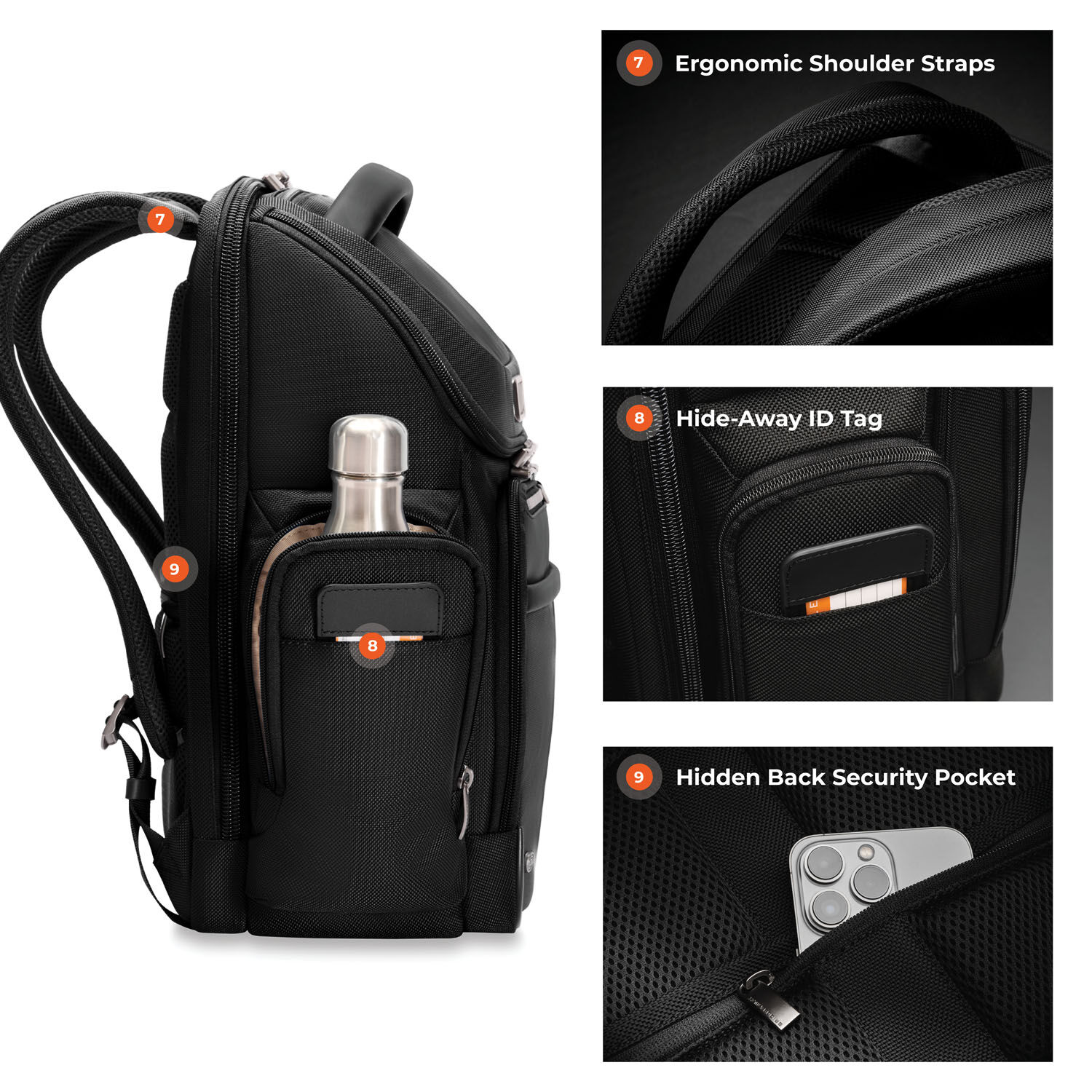 Briggs & Riley Business 2.0 Widemouth Backpack Black Briggs & Riley Business 2.0 Widemouth Backpack Black