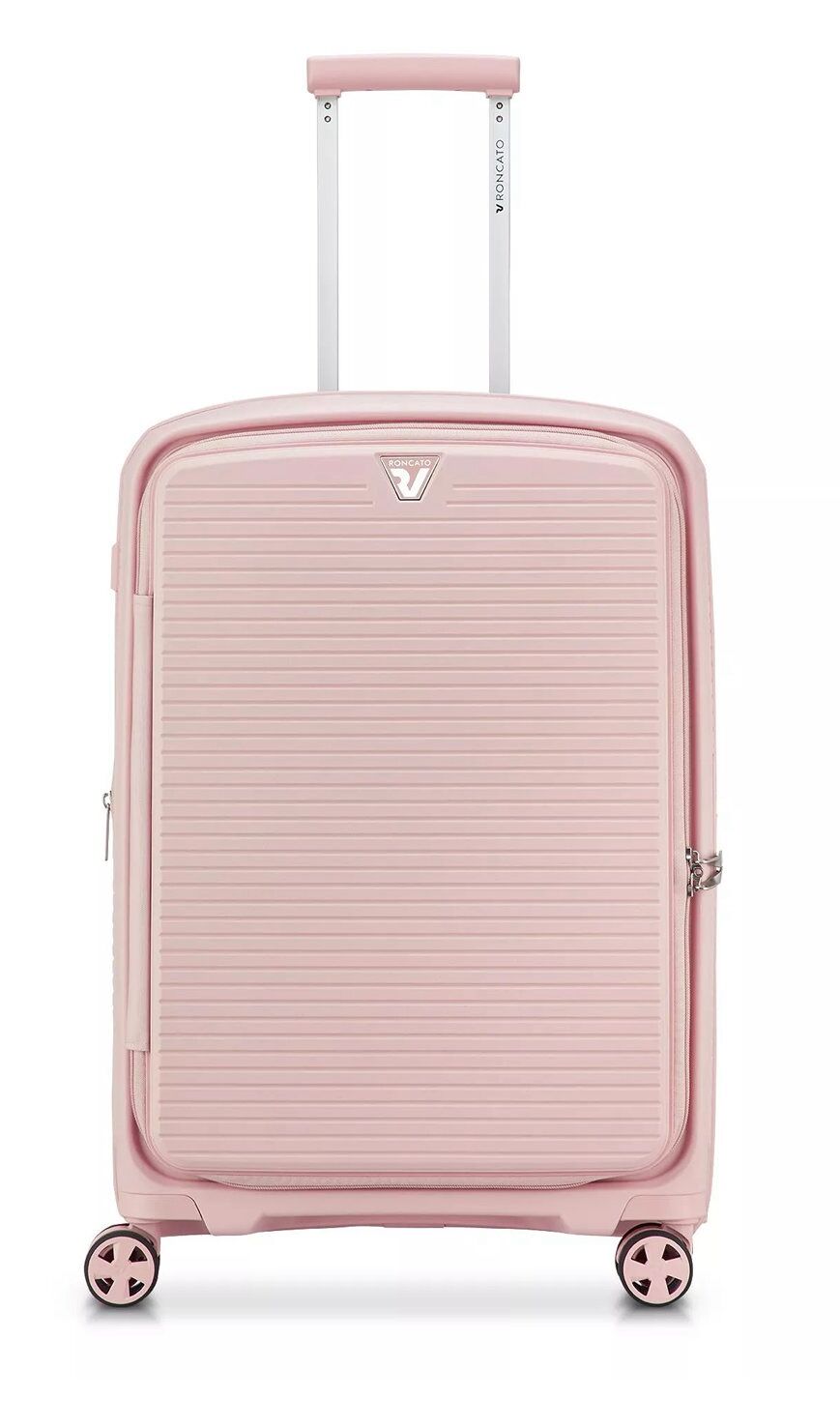 Roncato ARCADE DLX Trolley M (67cm) Erweiterbar Pastellrosa