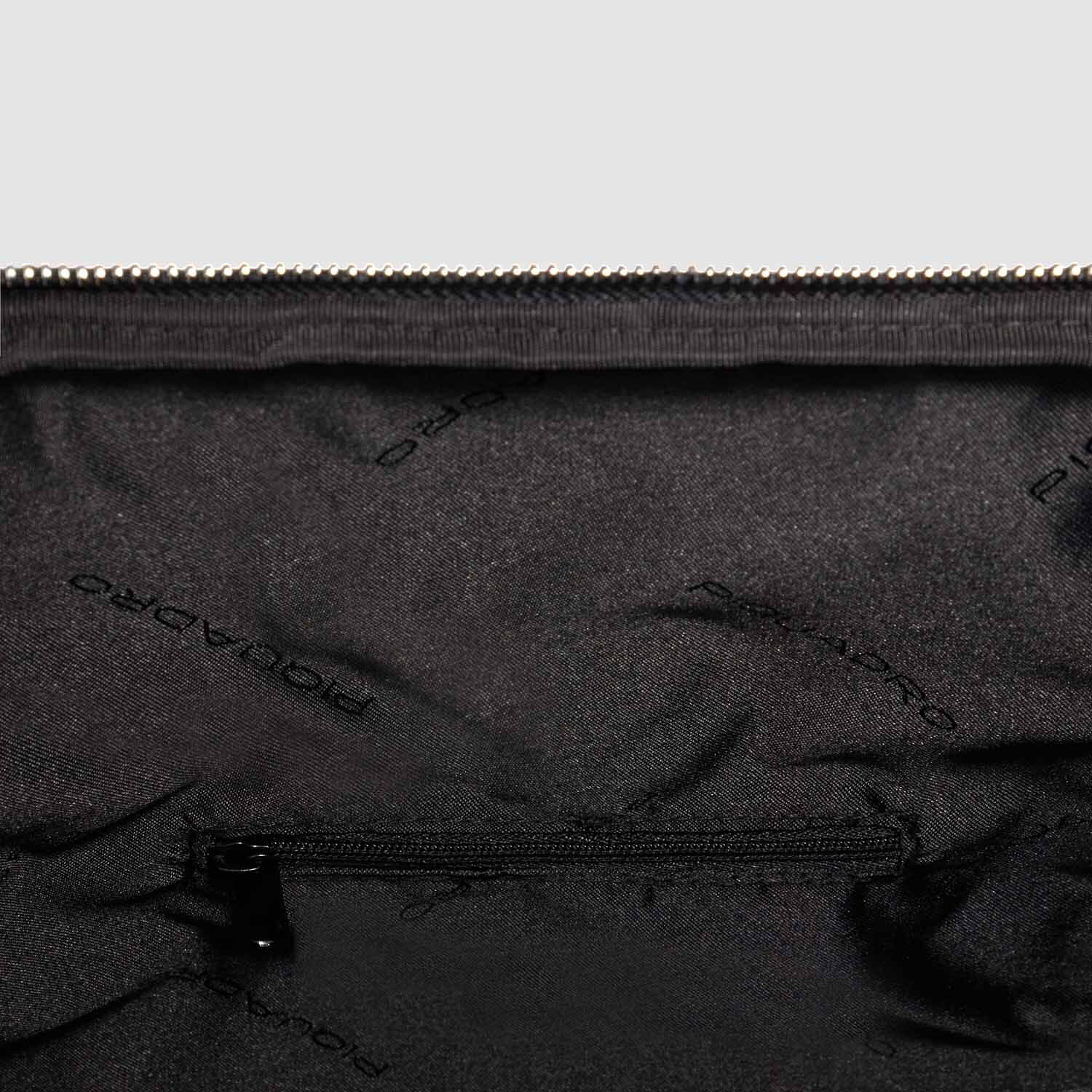 Piquadro Modus Special Ausdehnbare Laptoptasche 15,6" mit Überschlag Schwarz