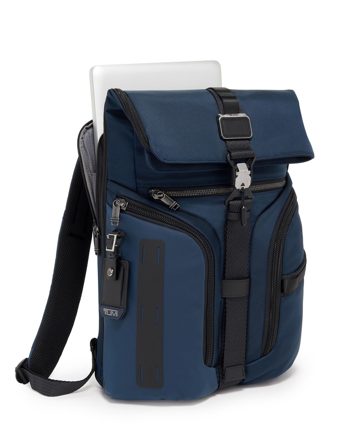 Tumi Alpha Bravo Logistics Rucksack mit Klappdeckel Navy