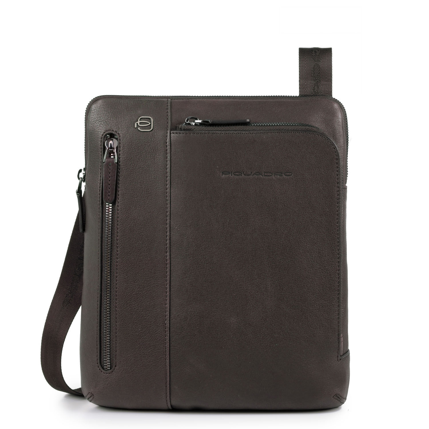 Piquadro Black Square Umhängetasche Mit IPad®Air/Pro 9, 7-Fach Braun