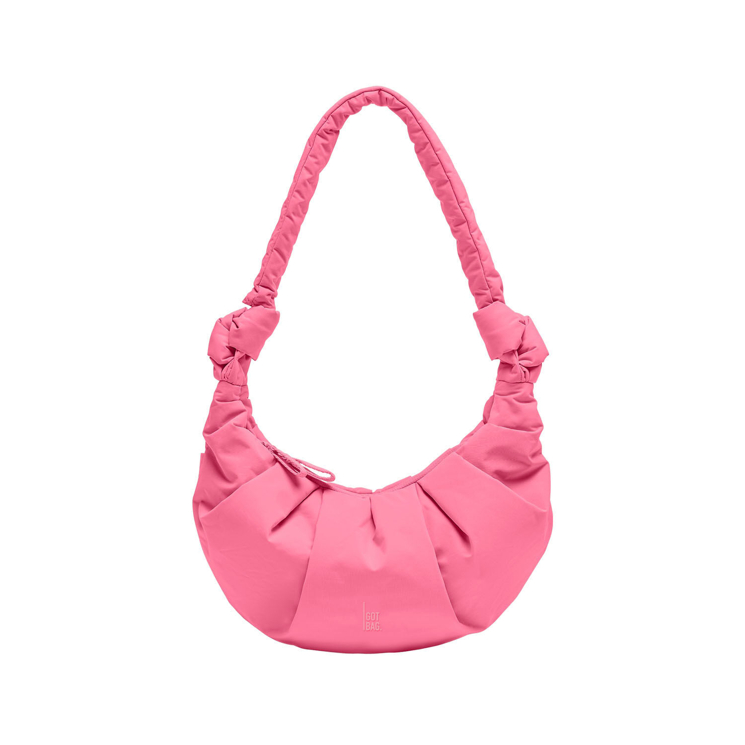 GOT BAG PLEAT MOON BAG SMALL, monochrome salina pink
